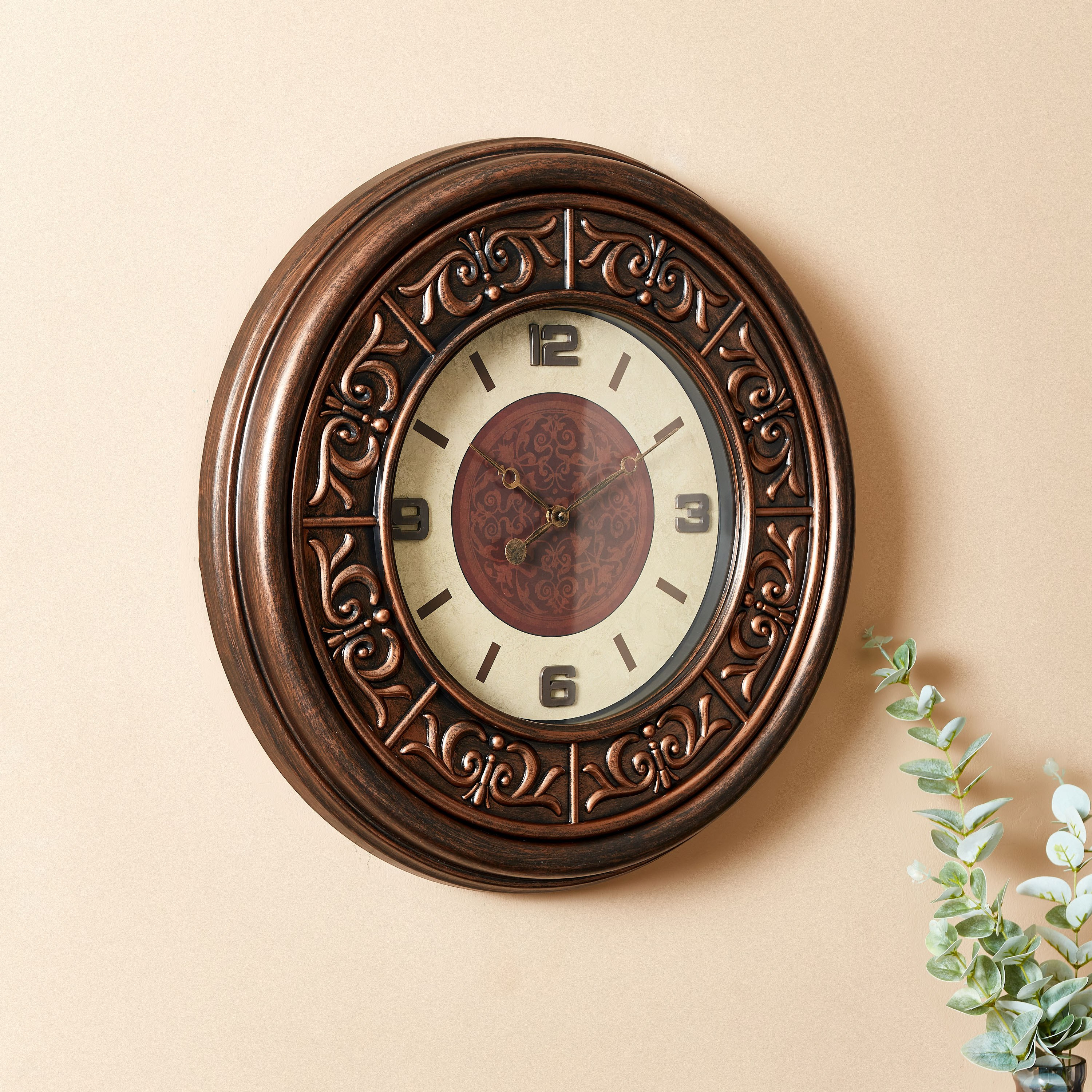 ساعة حائط بإطار مزدوج من دلفين-hbxdiningroom-decorandaccessories-clocks-image-2