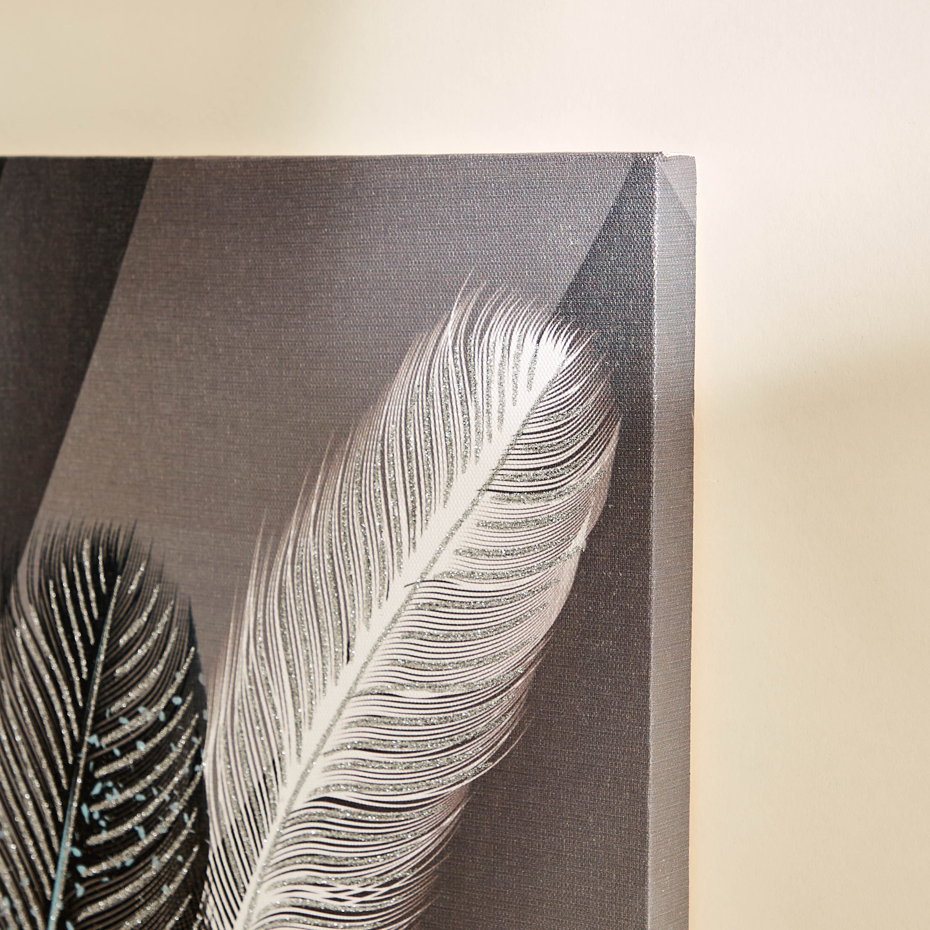لوحة مؤطرة بتصميم ريش من نيلا - 40x2x60 سم-hbxhomeware-hbxdecorandfurnishings-image-4