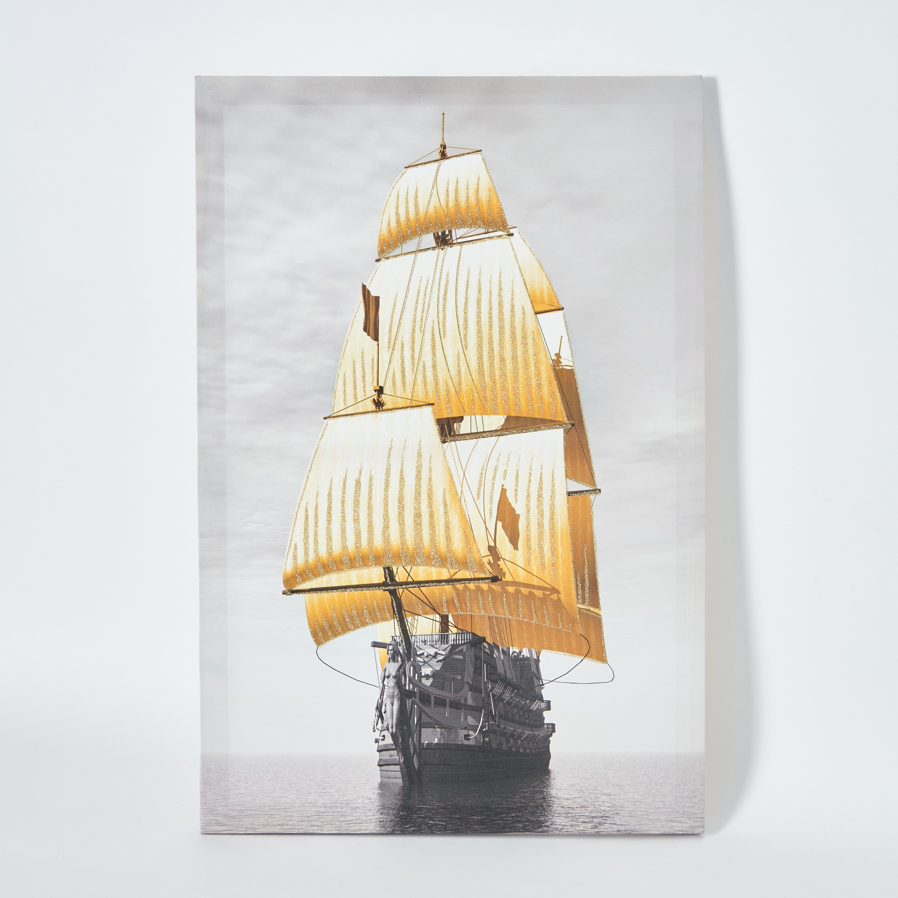 لوحة مؤطرة مطلية بطبعات سفينة من نيلا - 40x2x60 سم-PROMO_HB_AE_B1G1_250925-image-6