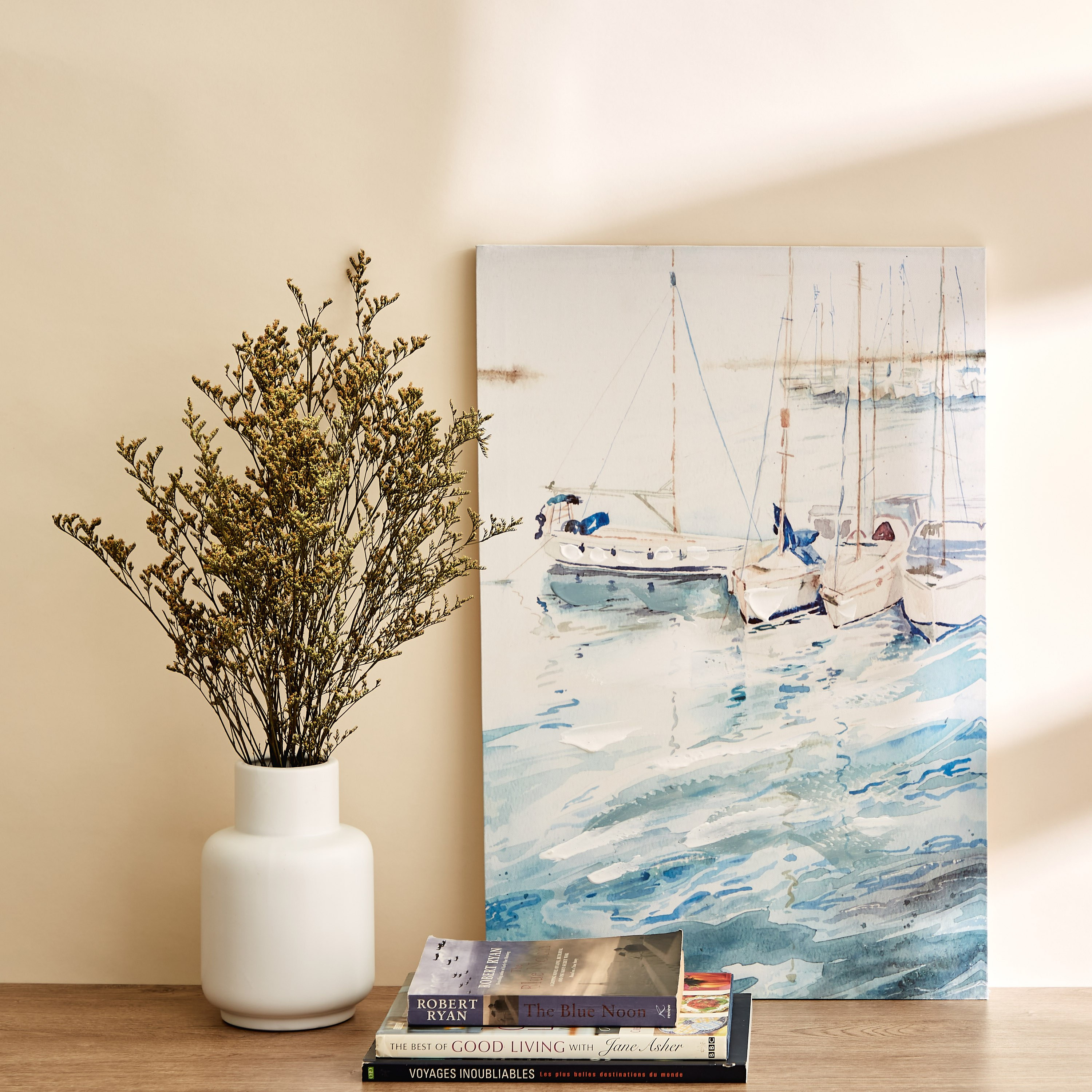 لوحة مؤطرة مطلية بطبعات سفن متعددة من نيلا - 40x2x60 سم-hbxhomeware-hbxdecorandfurnishings-image-5