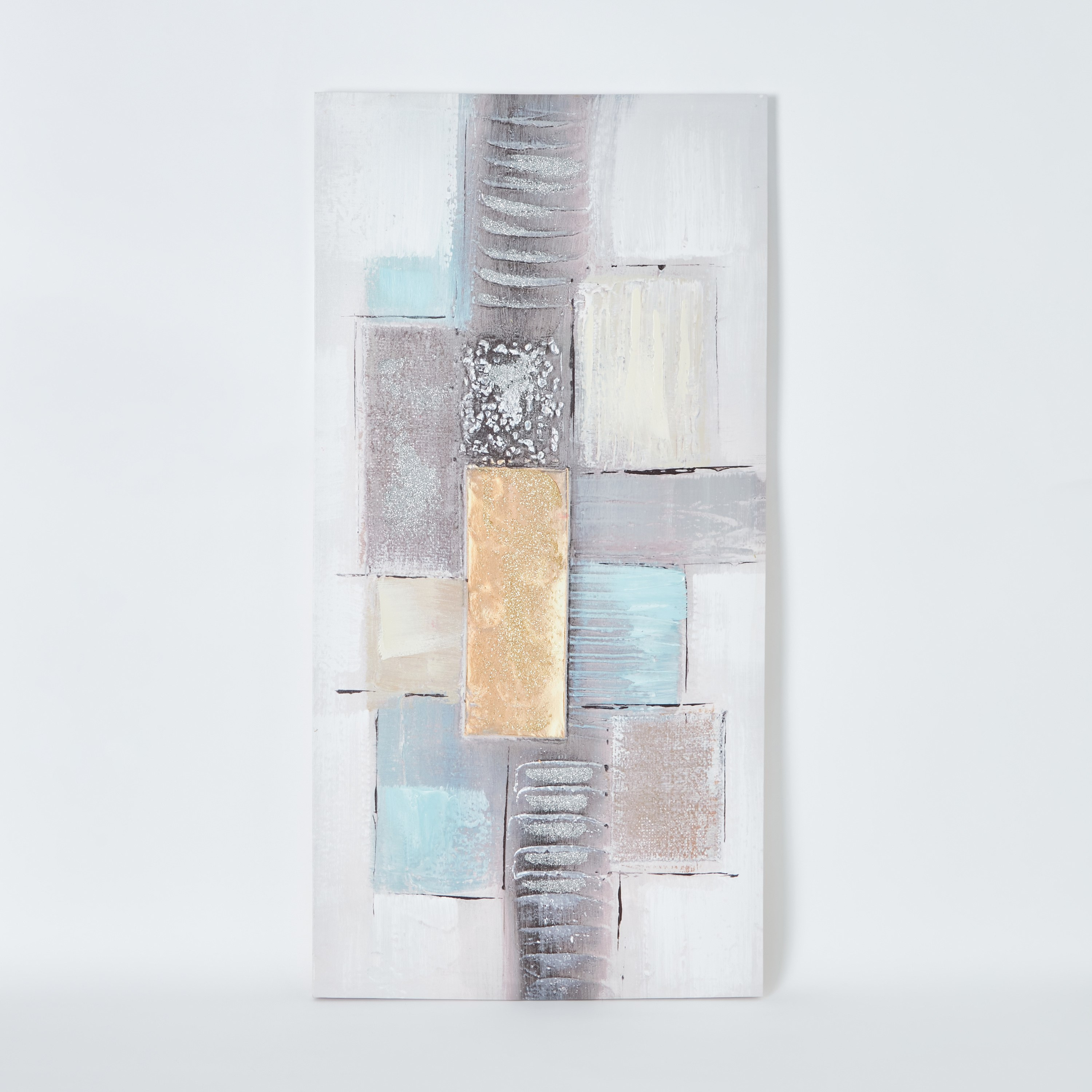 لوحة حائط مؤطرة مطلية بطبعات تجريدية مستطيلة من نيلا - 50x3x100 سم-hbxhomeware-hbxdecorandfurnishings-image-6