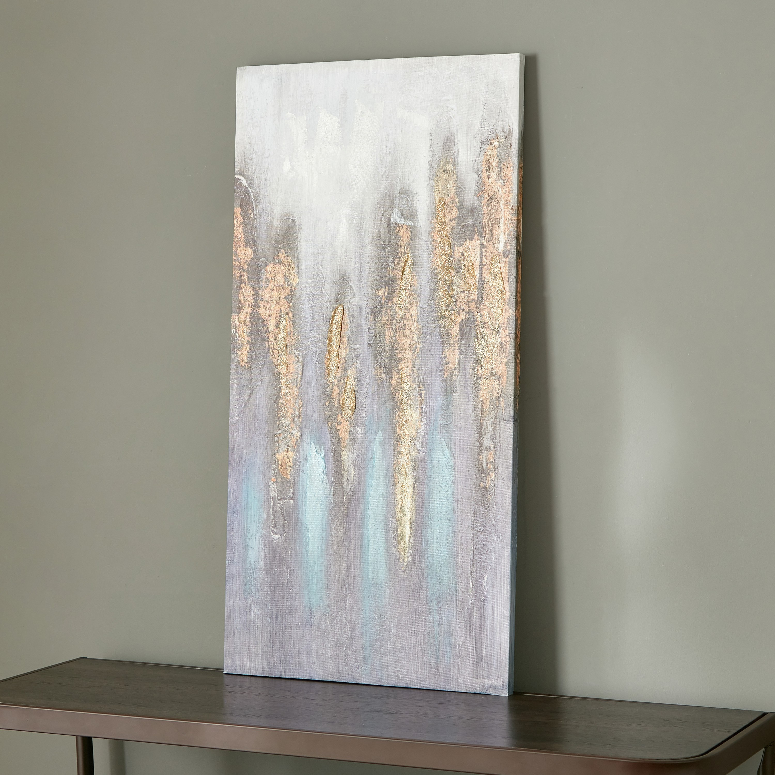 لوحة مؤطرة مطلية بطبعات تجريدية من نيلا - 50x3x100 سم-hbxhomeware-hbxdecorandfurnishings-image-2