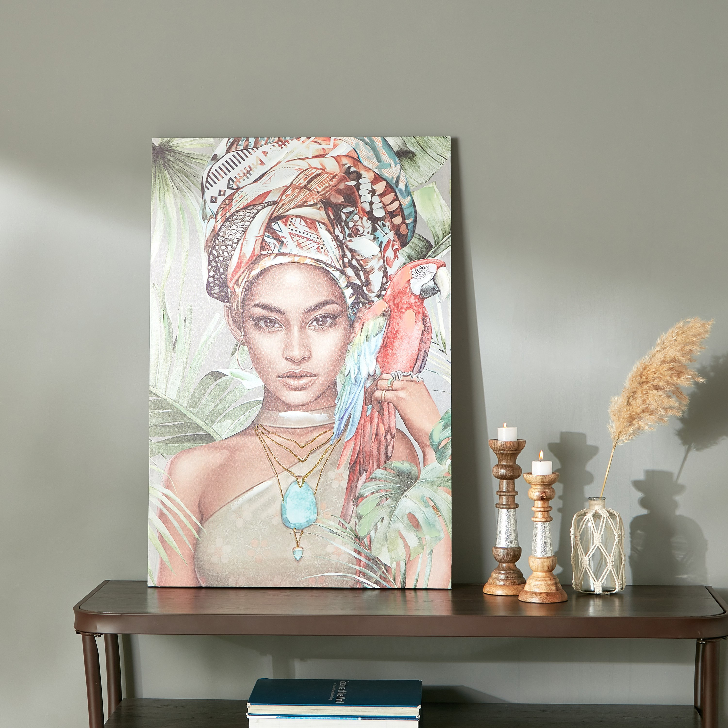 لوحة حائط مؤطرة مطلية بطبعات من نيلا - 60x3x90 سم-PROMO_HB_AE_B1G1_250925-image-5