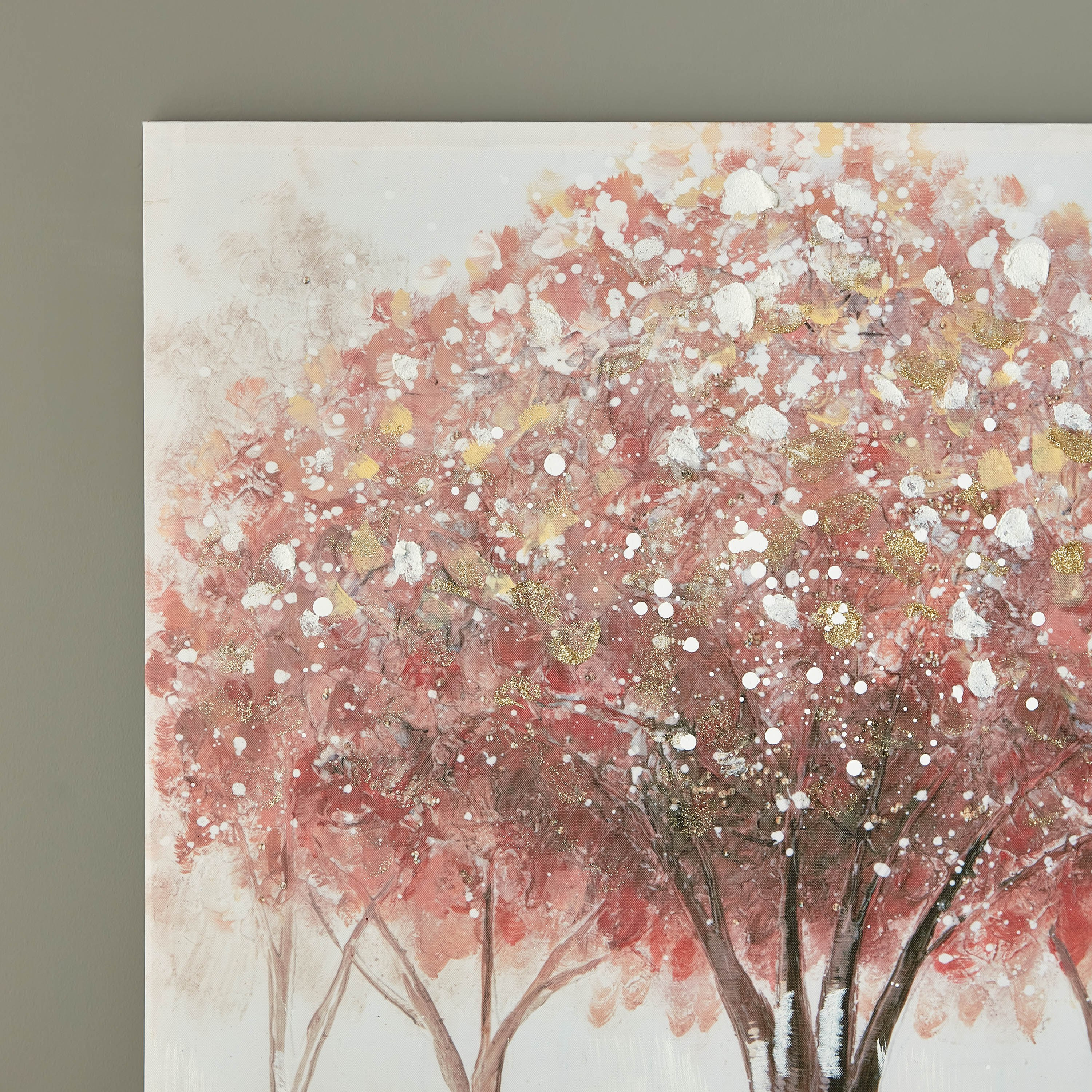 لوحة مؤطرة مطلية بطبعات شجرة من نيلا - 80x3x80 سم-hbxhomeware-hbxdecorandfurnishings-image-3