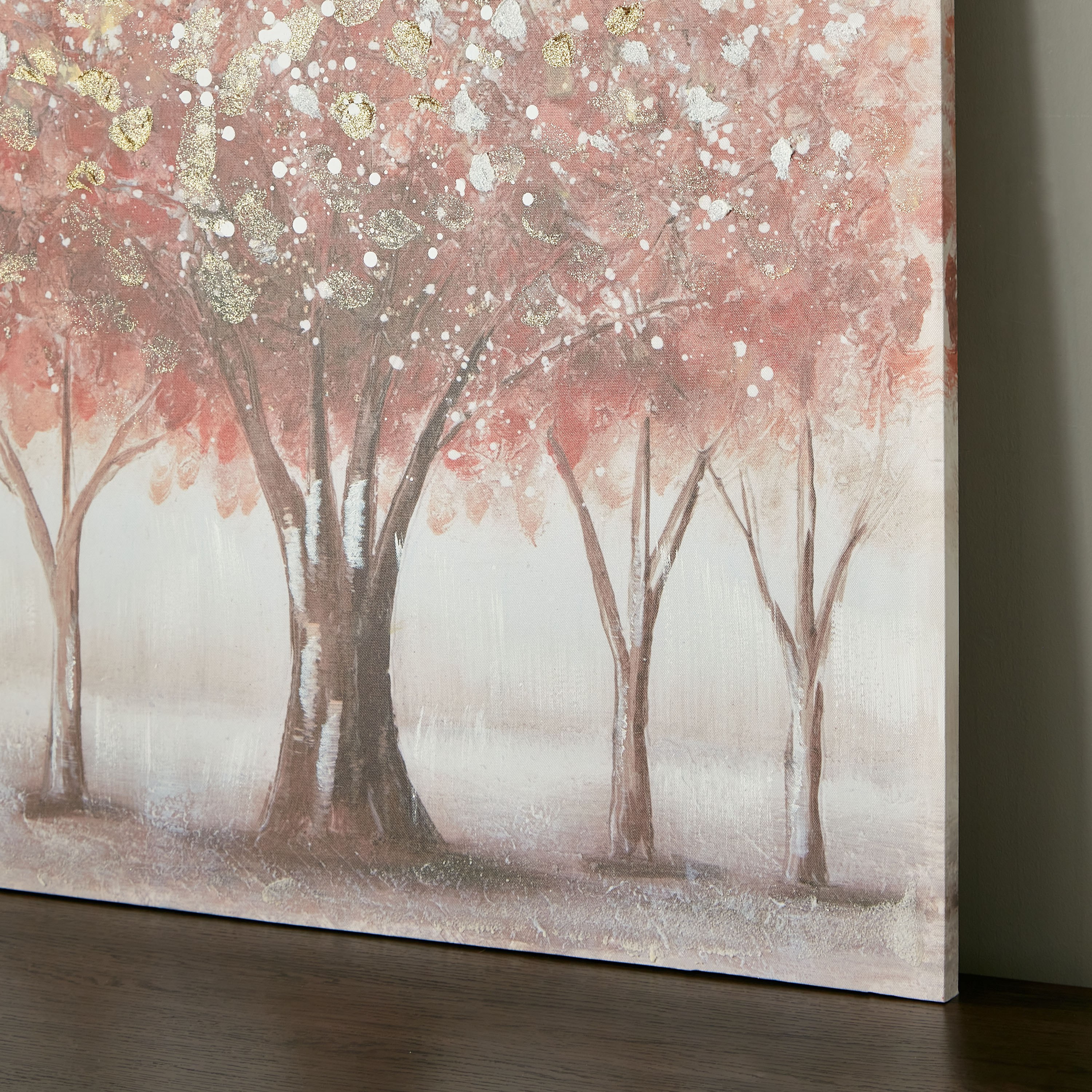لوحة مؤطرة مطلية بطبعات شجرة من نيلا - 80x3x80 سم-hbxhomeware-hbxdecorandfurnishings-image-4