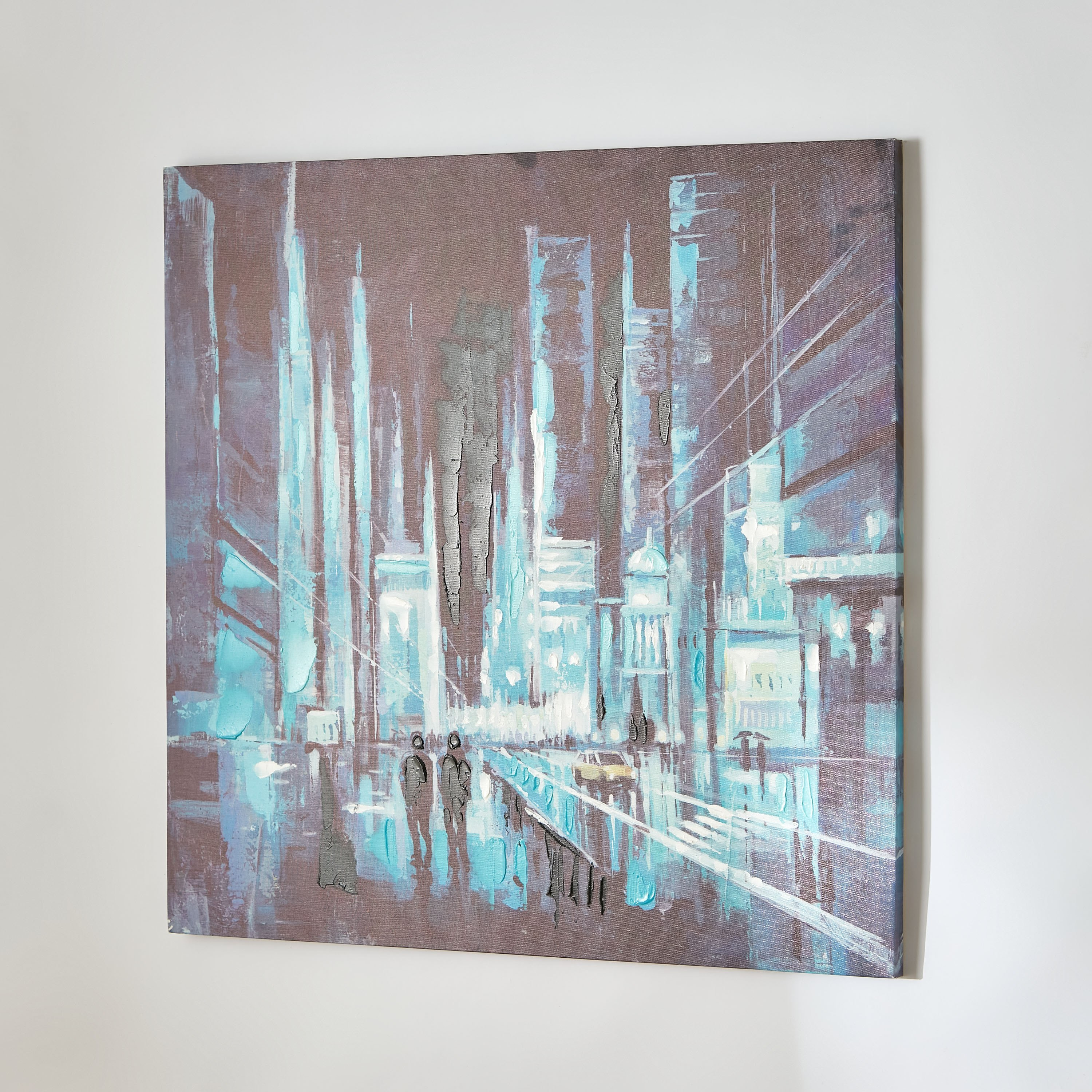 لوحة مؤطرة مطلية بطبعات بمدينة من نيلا - 80x3x80 سم-PROMO_HB_AE_B1G1_250925-image-2