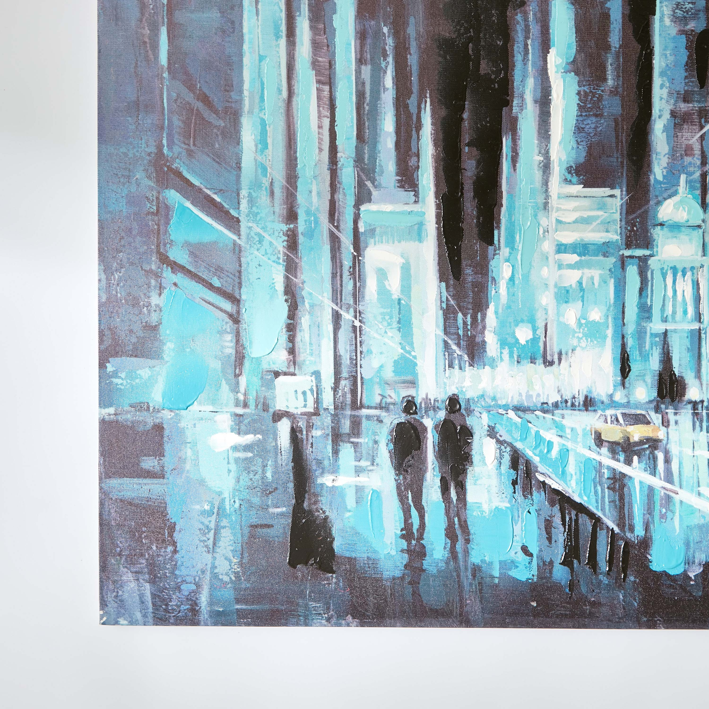 لوحة مؤطرة مطلية بطبعات بمدينة من نيلا - 80x3x80 سم-PROMO_HB_AE_B1G1_250925-image-3