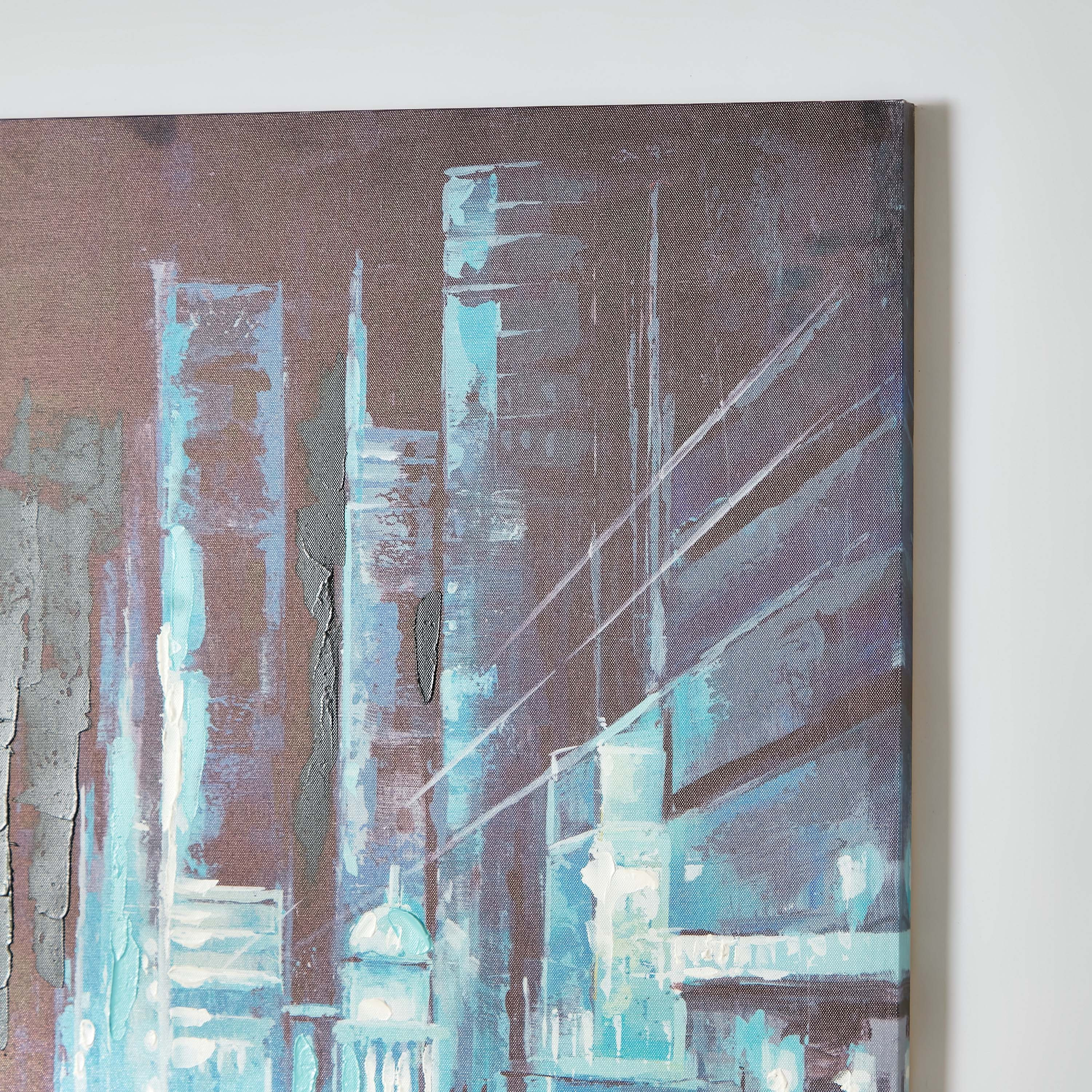 لوحة مؤطرة مطلية بطبعات بمدينة من نيلا - 80x3x80 سم-PROMO_HB_AE_B1G1_250925-image-4