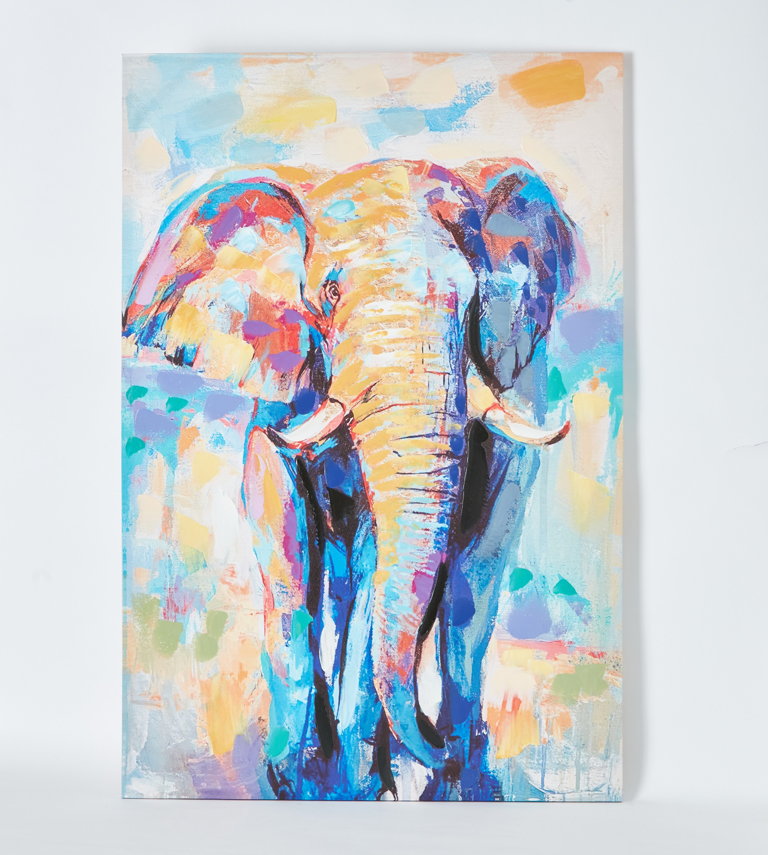 لوحة مؤطرة مطلية بتصميم فيل من نيلا - 80x3x120 سم-hbxhomeware-hbxdecorandfurnishings-image-6