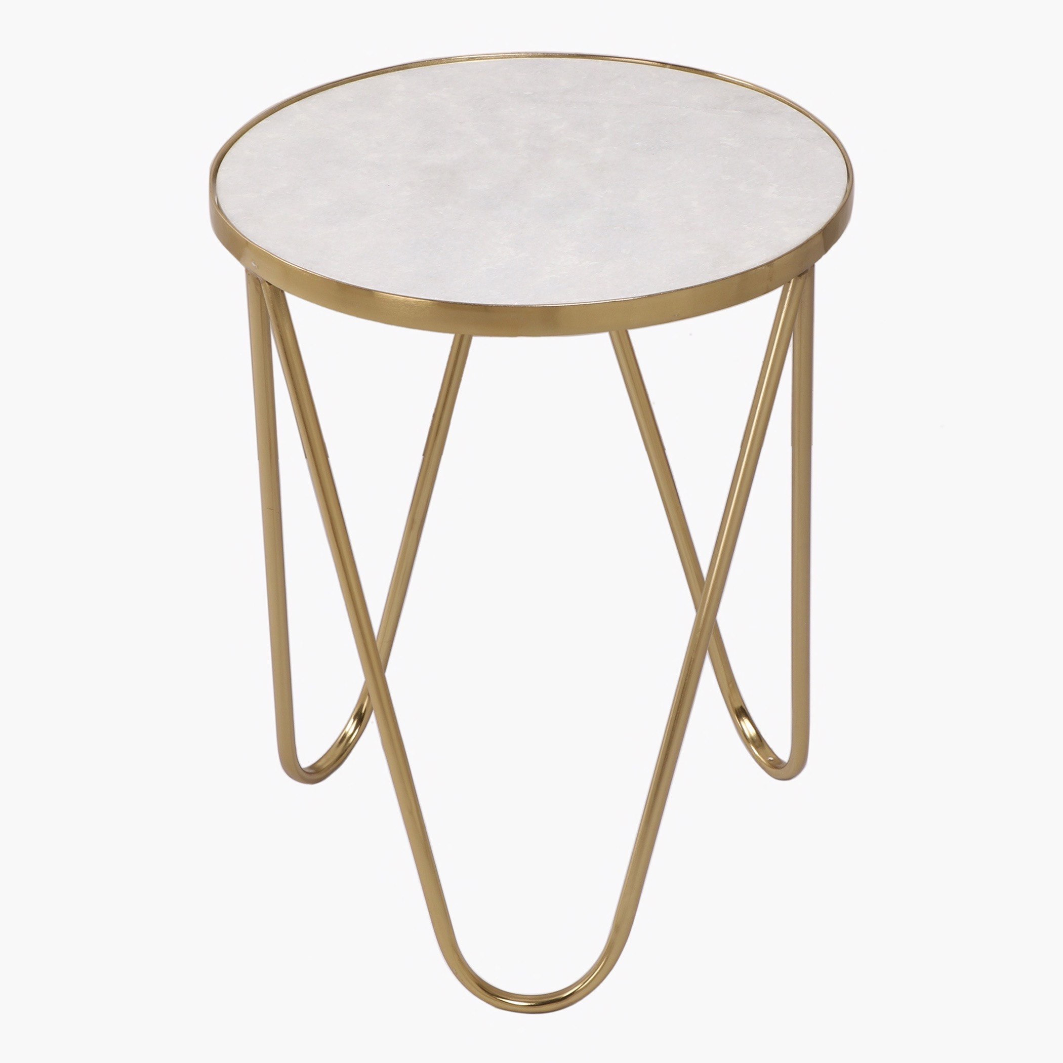 طاولة جانبية بسطح من الرخام - أمثيست من فيندرا-hbxfurniture-livingroom-endtables-image-1