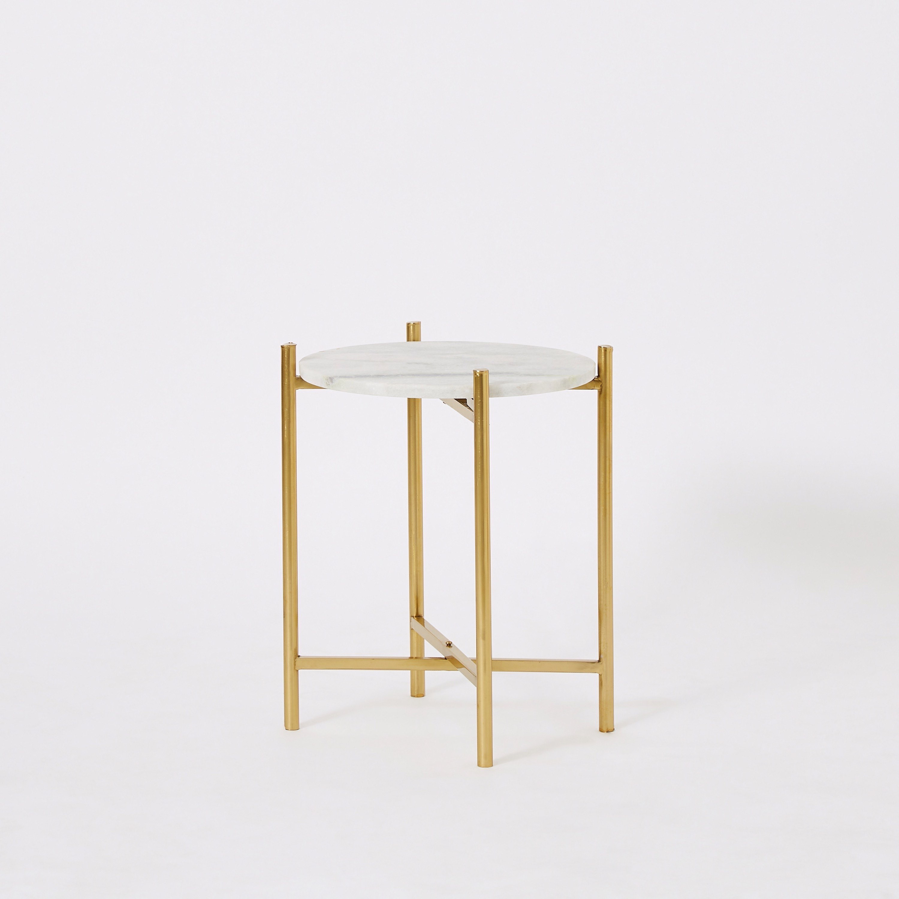 طقم طاولة جانبية من قطعتين بسطح من الرخام - أونيكس من فيندرا-hbxfurniture-livingroom-endtables-image-7