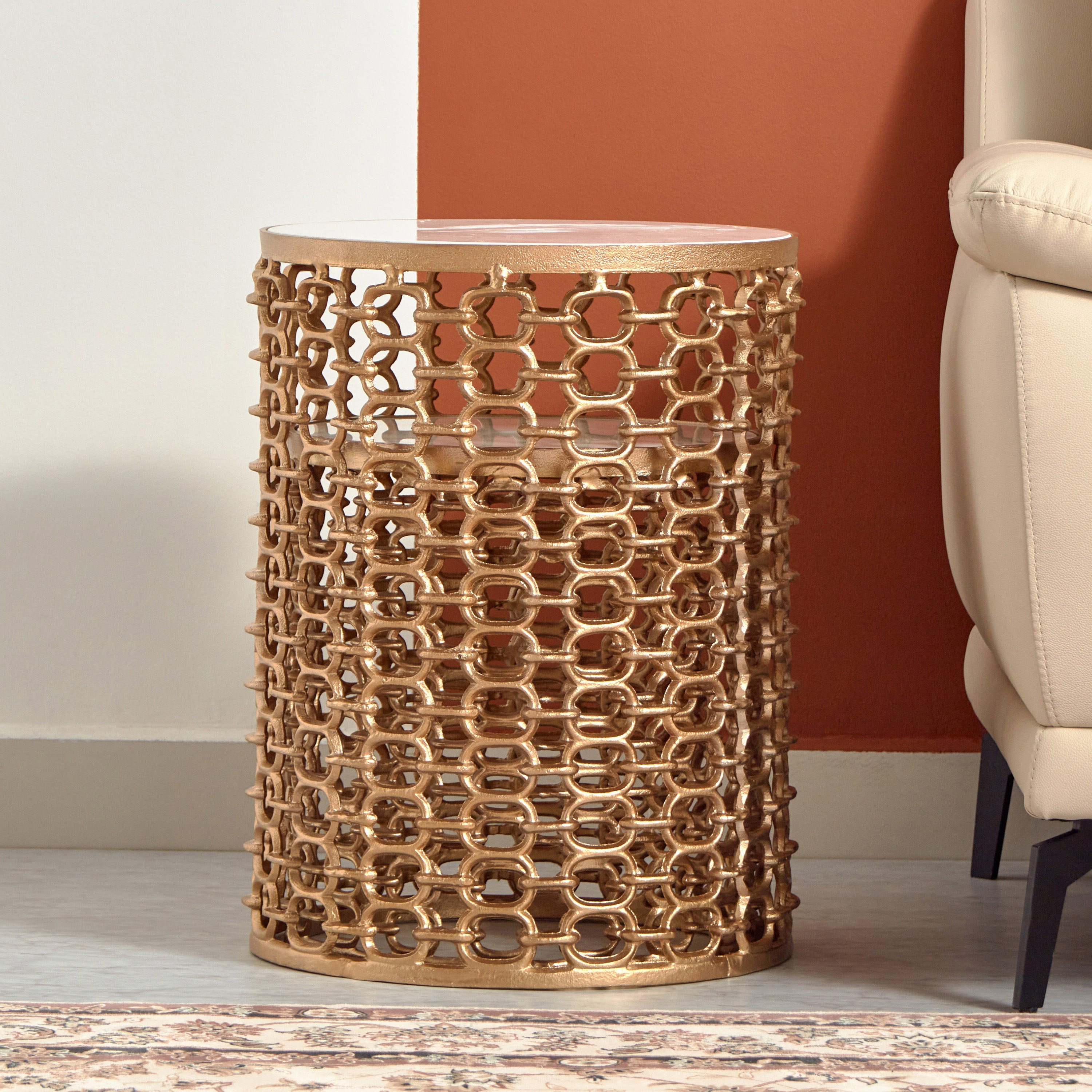 Vendra Marrakesh Marble Top 2-Piece End Table Set-hbxfurniture-livingroom-endtables-image-5