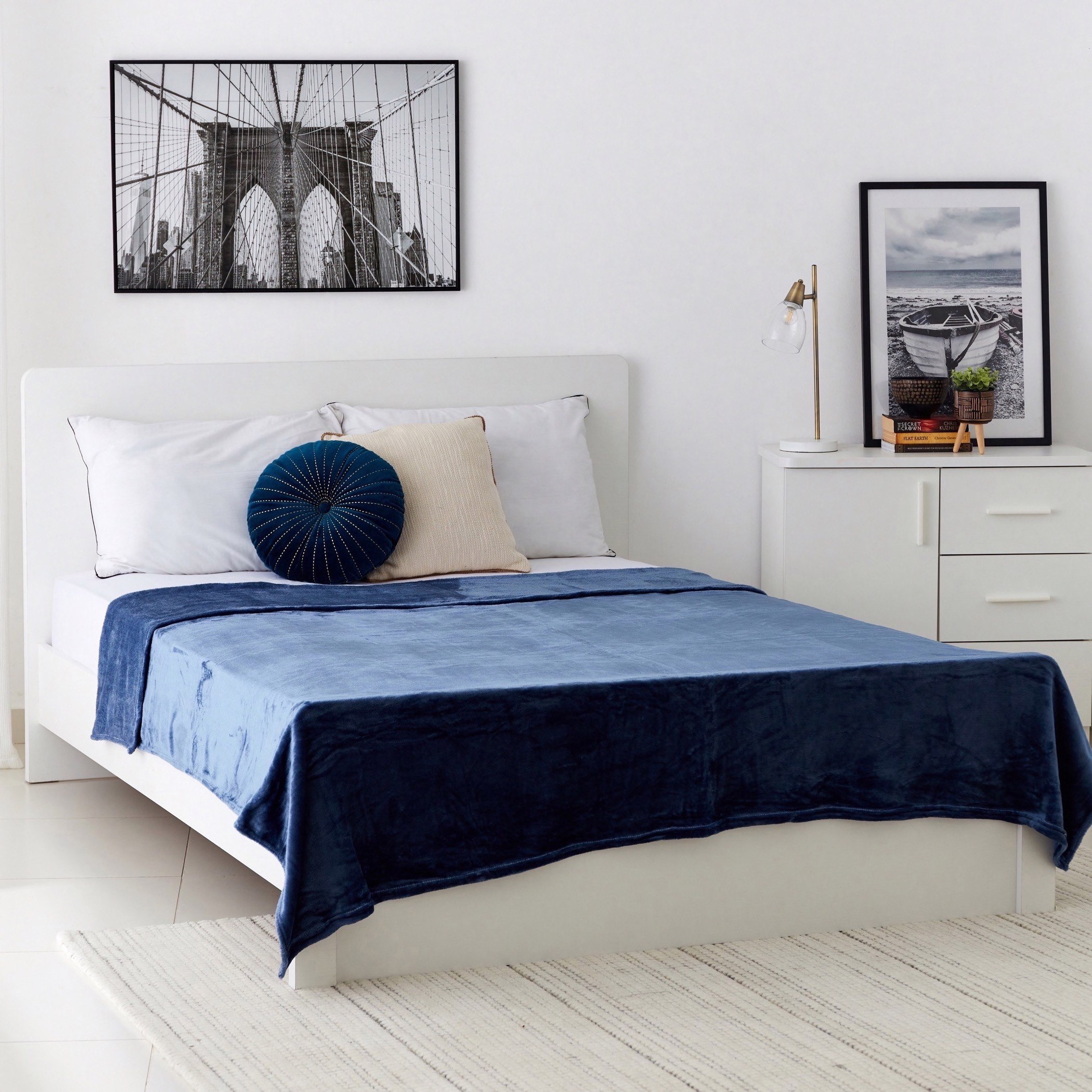 بطانية فلانيل كوين سادة من نوفا - 200x220 سم-hbxhomeware-hbxbedroom-image-5
