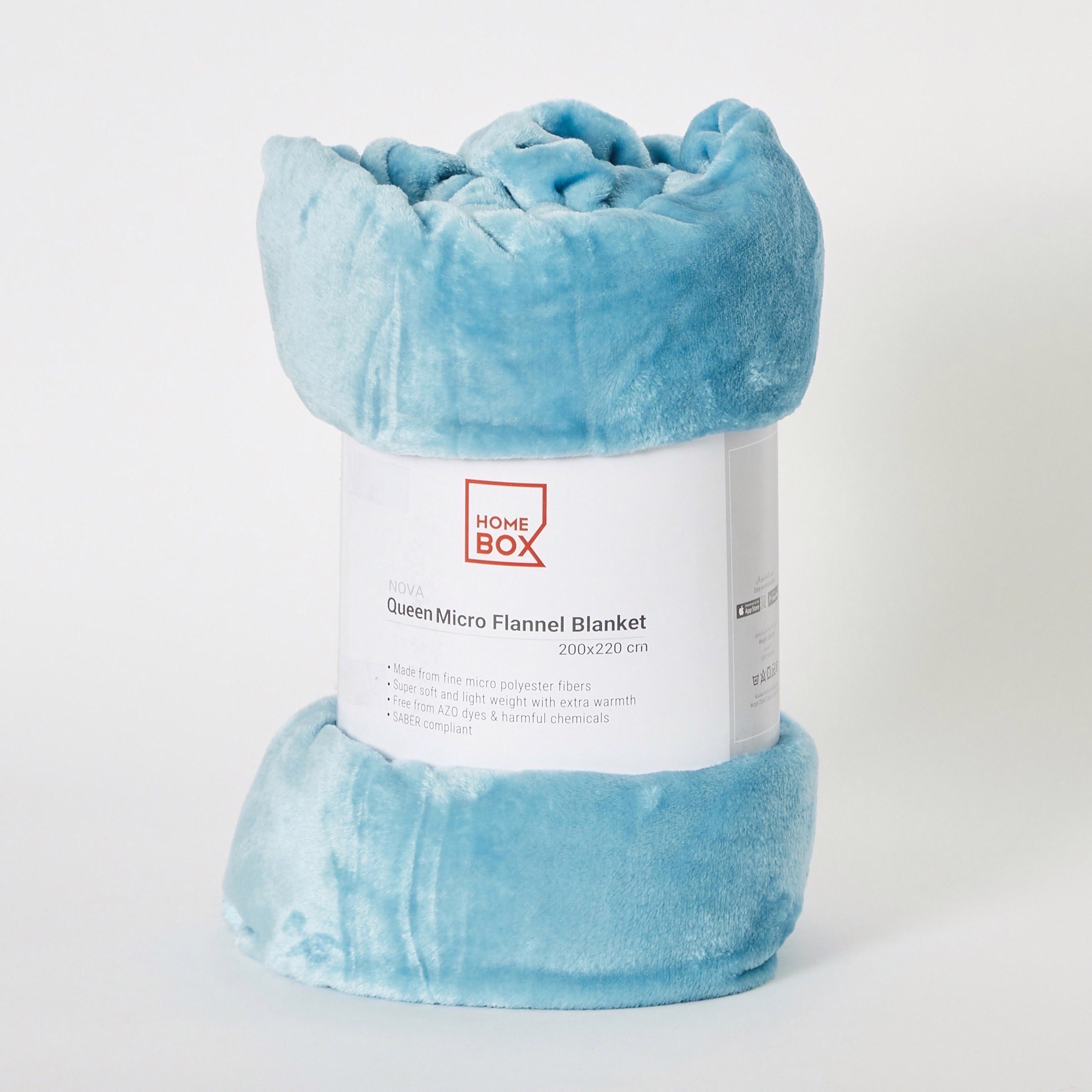 Nova Solid Flannel Queen Blanket - 200x220 cm-hbxhomeware-hbxbedroom-image-6