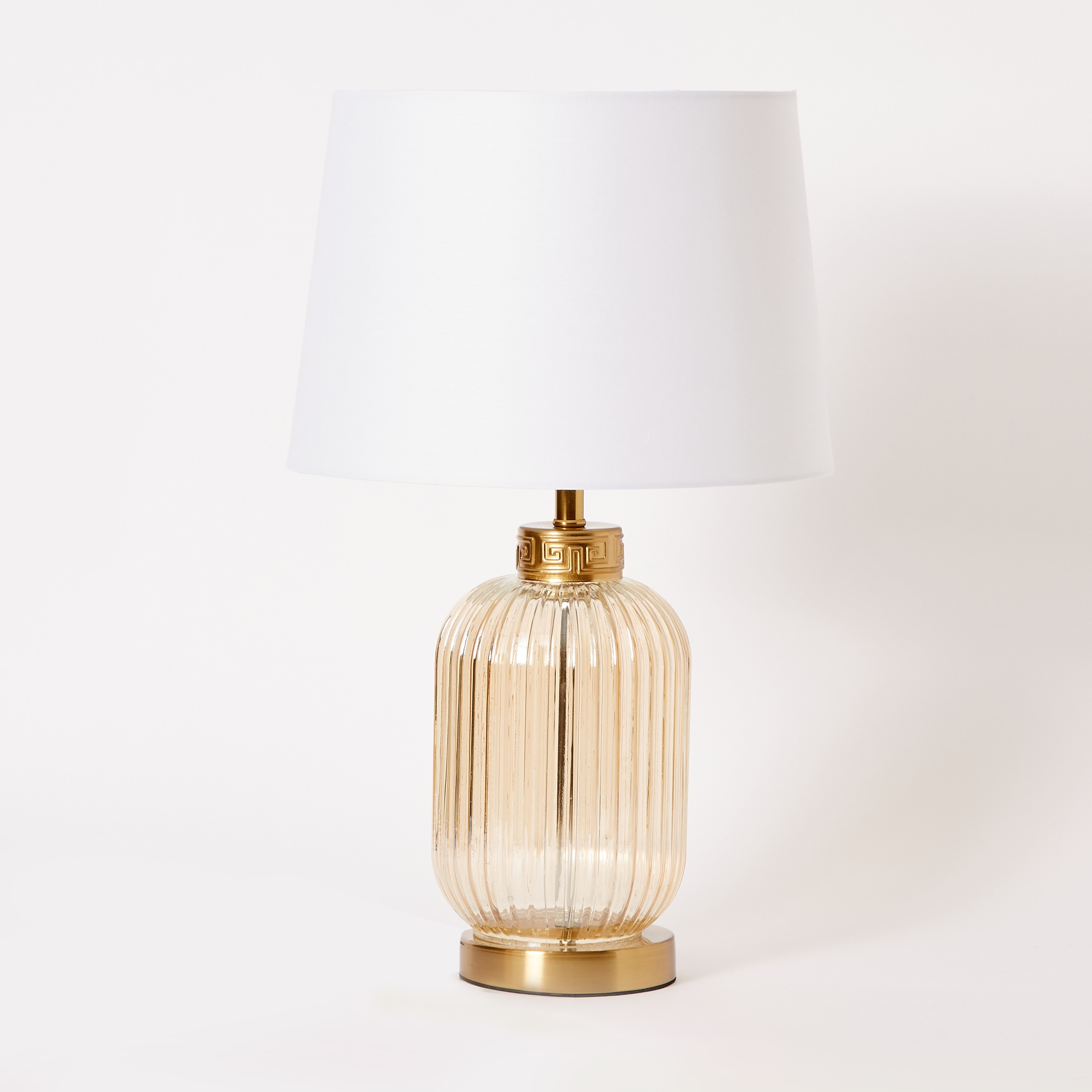 مصباح طاولة من المعدن الفاخر والزجاج بشكل أسطواني من دييجو - 25x48 سم-hbxlivingroom-lighting-tablelamps-image-5