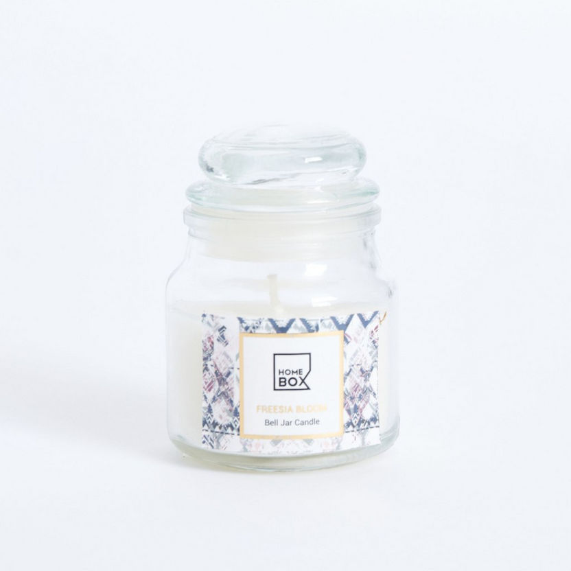 Zoe Freesia Bloom Bell Jar Scented Candle - 75 gms-Candles-image-4