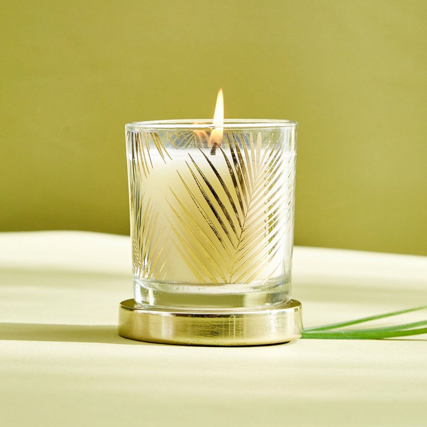 Rabia White Oud Glass Jar Candle -140 gm-Candles-image-0