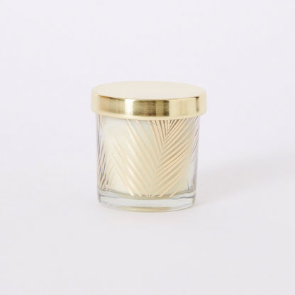 Rabia White Oud Glass Jar Candle -140 gm