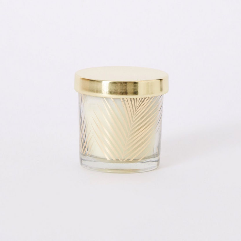 Rabia White Oud Glass Jar Candle -140 gm-Candles-image-4