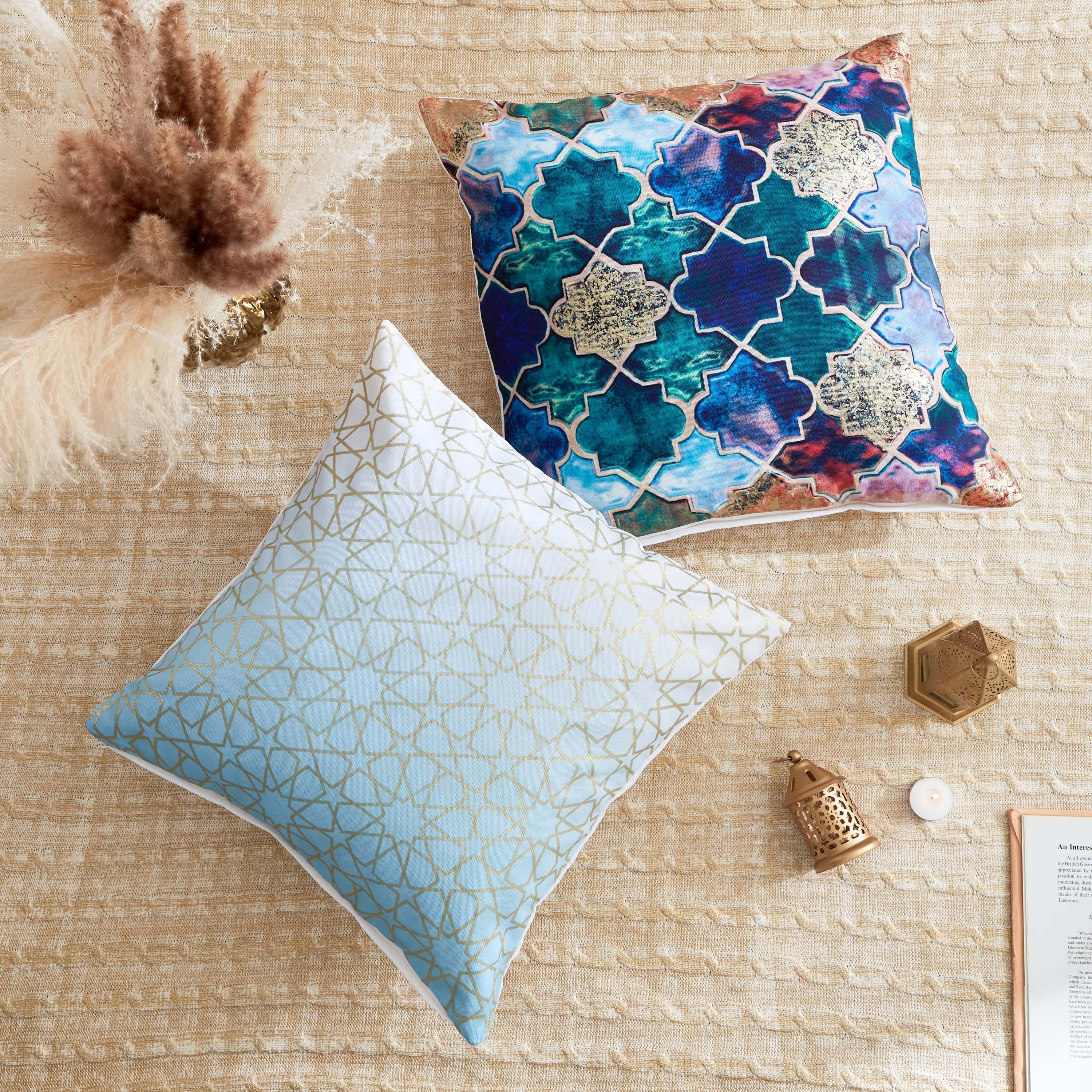 غطاء وسادة بطبعات رقمية من أرابيسك - 45x45 سم-PROMO_HB_AE_B1G1_250925-image-4