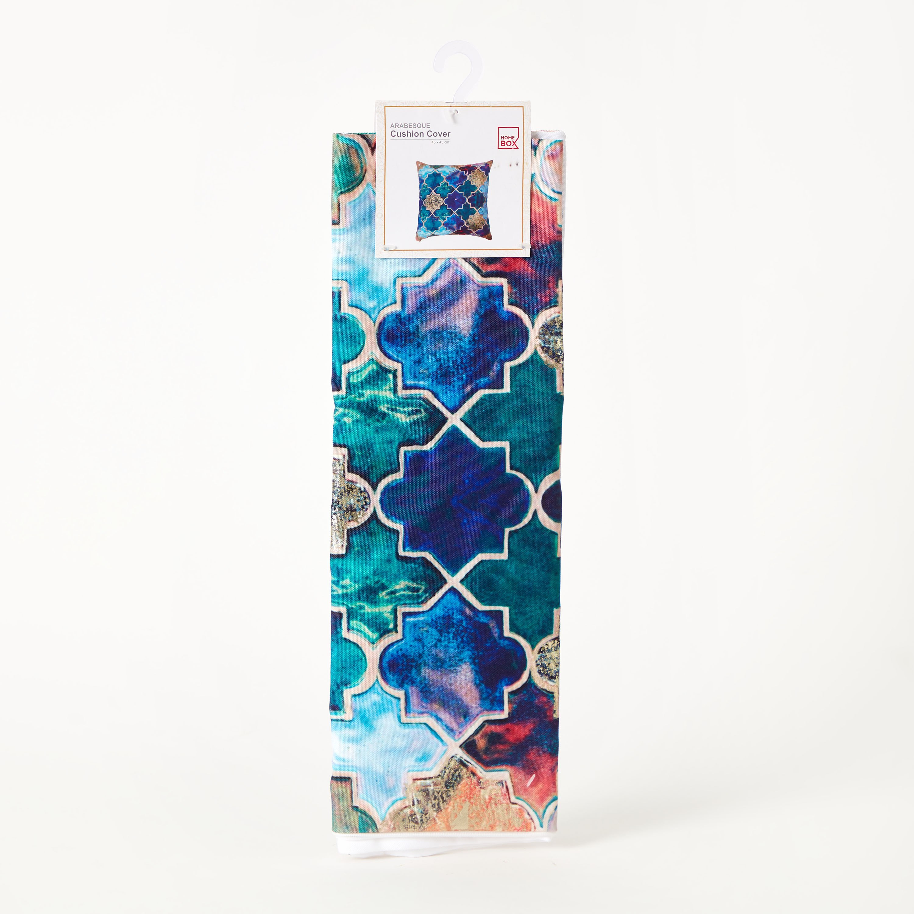 Arabesque Trellis Foil and Digital Printed Cushion Cover - 45x45 cm-hbxhomeware-cushionsandcovers-cushioncovers-image-5