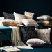 Ambridge Mia Foil and Beaded Cotton Velvet Filled Cushion - 30x50 cm-Filled Cushions-thumbnail-4