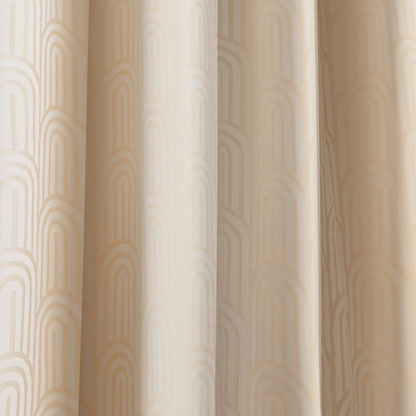 Ambridge 2-Piece Mia Burnt Out Double Layered Curtain Set - 140x240 cms