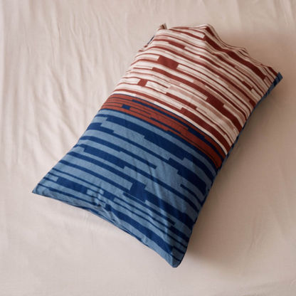 Emery 2-Piece Cotton Flannel Twin Comforter Set - 150x220 cms