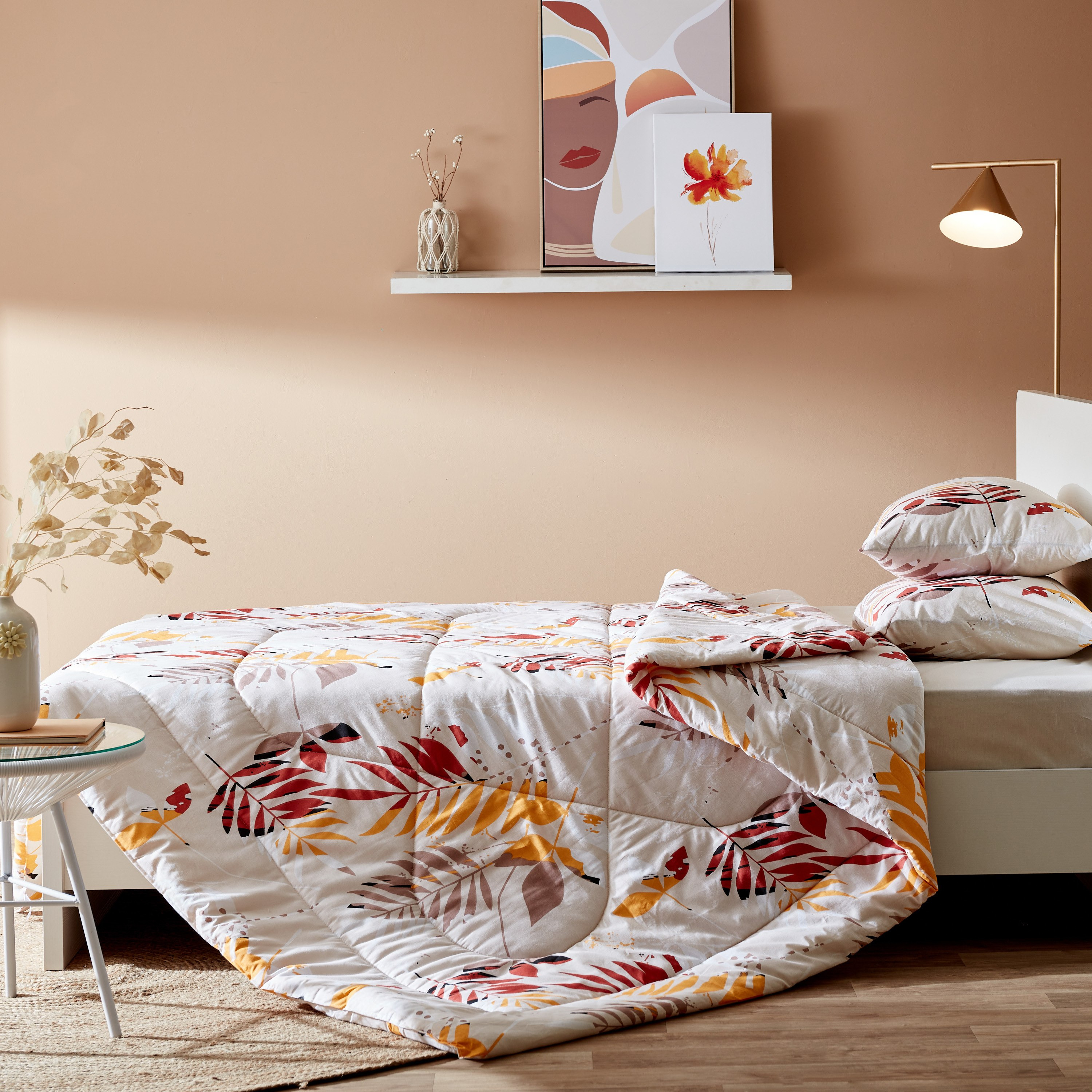 طقم لحاف كينج قطن 3 قطع بطبعات من بريل- 220x240 سم-hbxhomeware-hbxdecorandfurnishings-image-6