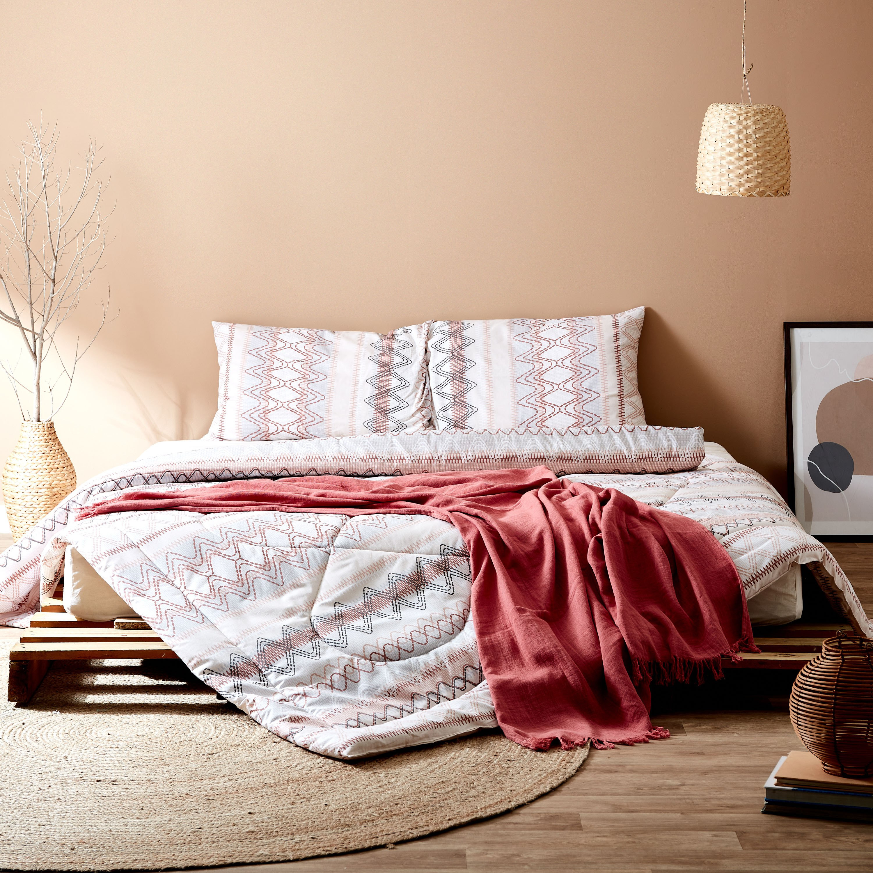 طقم لحاف كينج قطن 3 قطع من بريل- 220x240 سم-hbxhomeware-hbxdecorandfurnishings-image-6