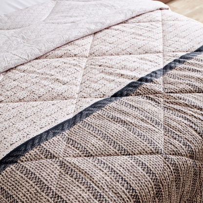Adeline 2-Piece Cotton Flannel Twin Comforter Set - 150x220 cms