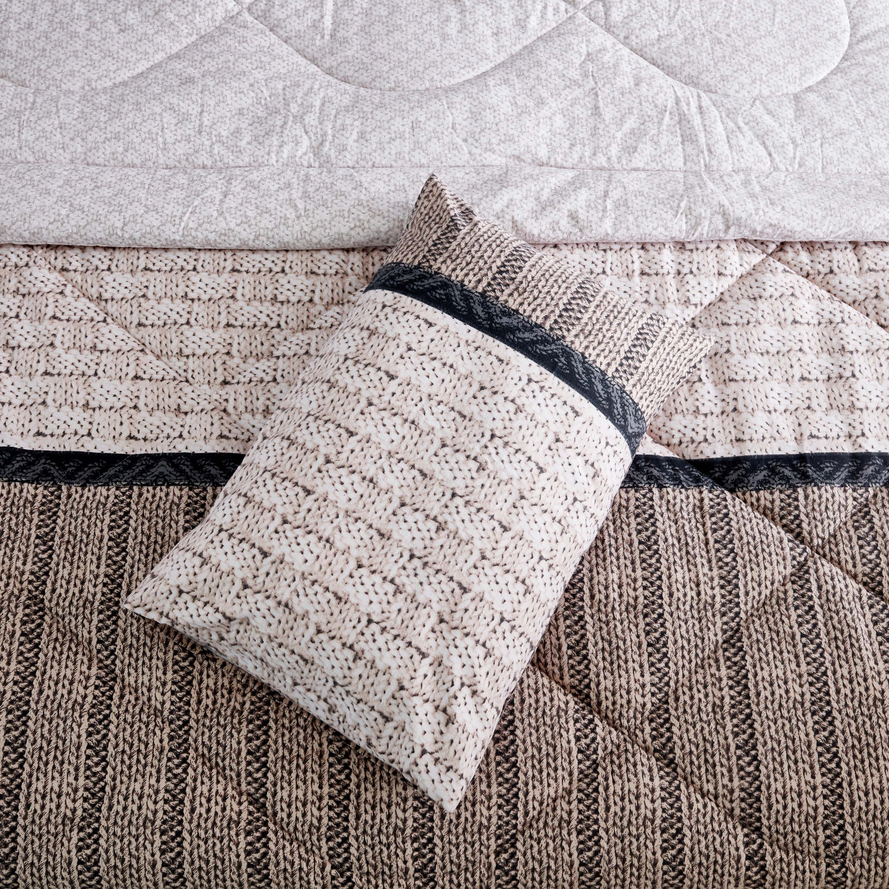 Adeline 4-Piece Cotton Flannel Twin BIAB Comforter Set - 150x220 cm-hbxhomeware-hbxdecorandfurnishings-image-4