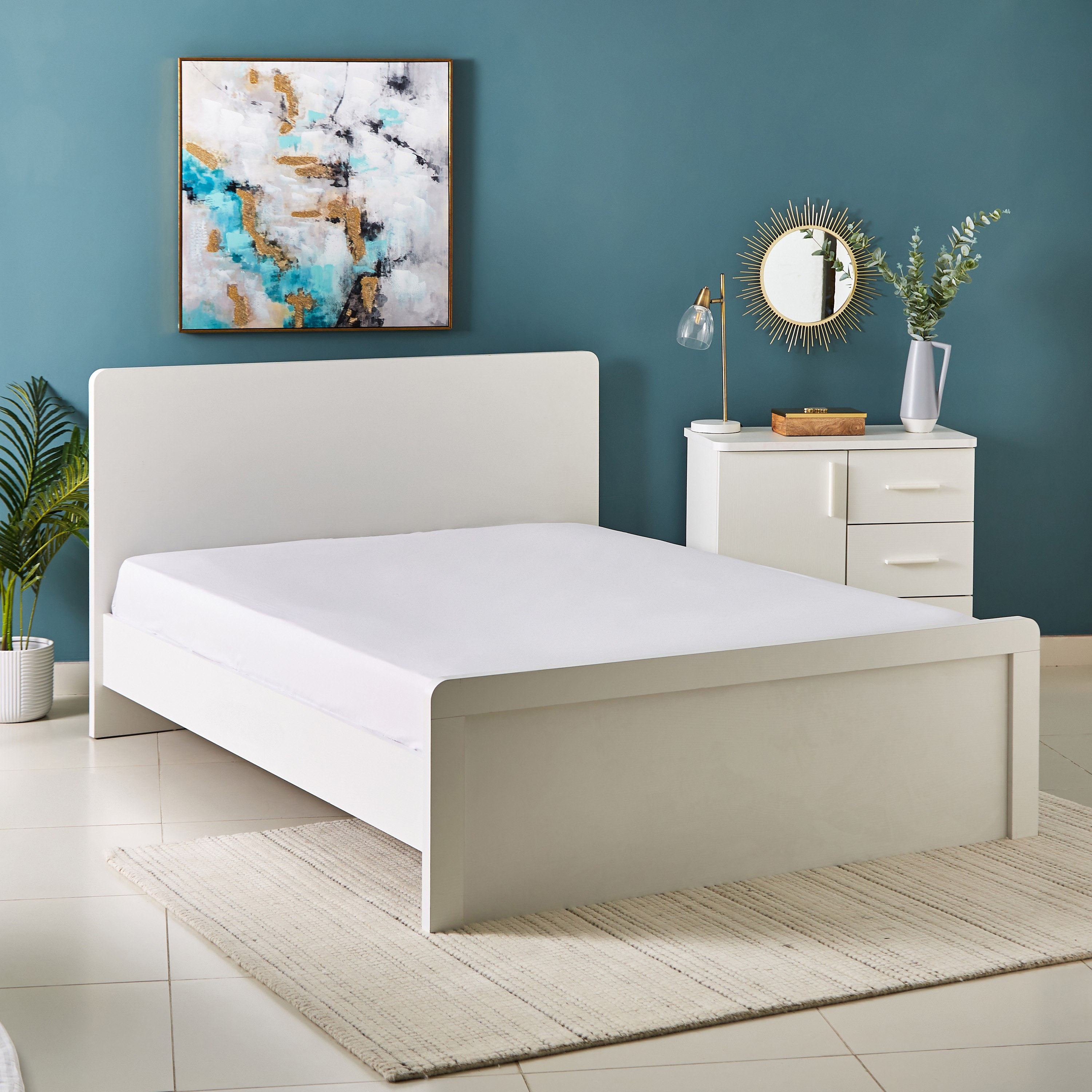 Hannah 4-Piece Cotton Twin BIAB Comforter Set - 150x220 cm-hbxhomeware-bedding-bedinabag-image-4