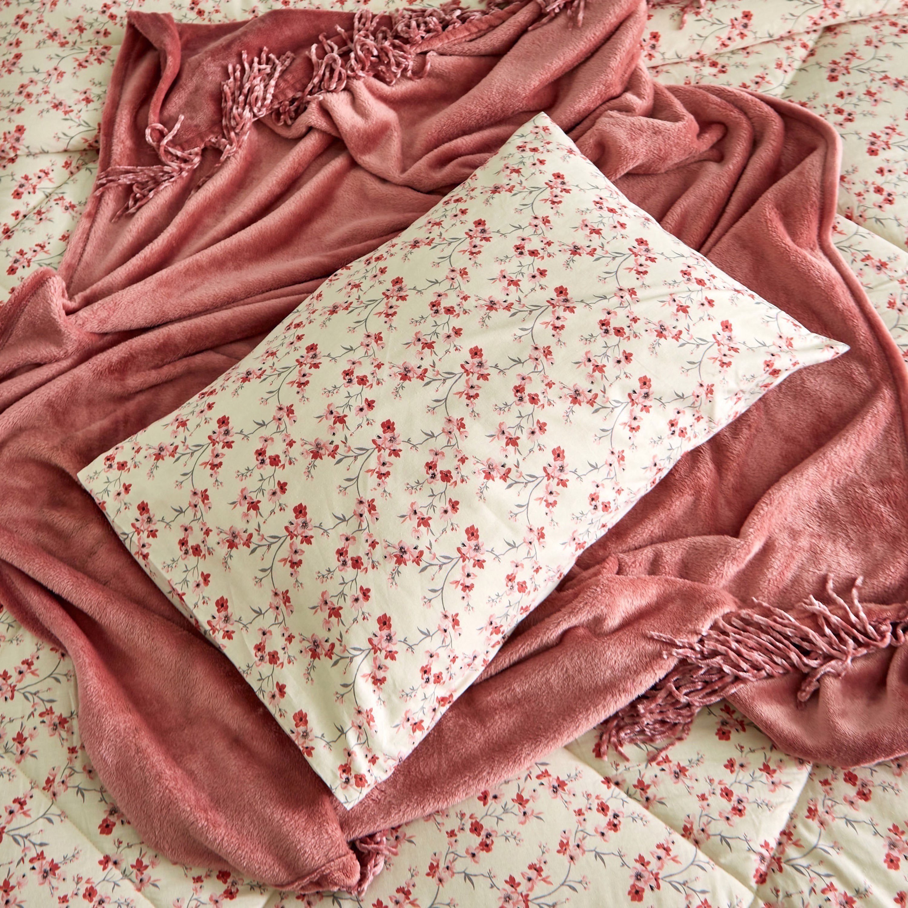 طقم لحاف كينج قطن بطبعات قطعتين من كوين - 150x220 سم-hbxhomeware-hbxdecorandfurnishings-image-5