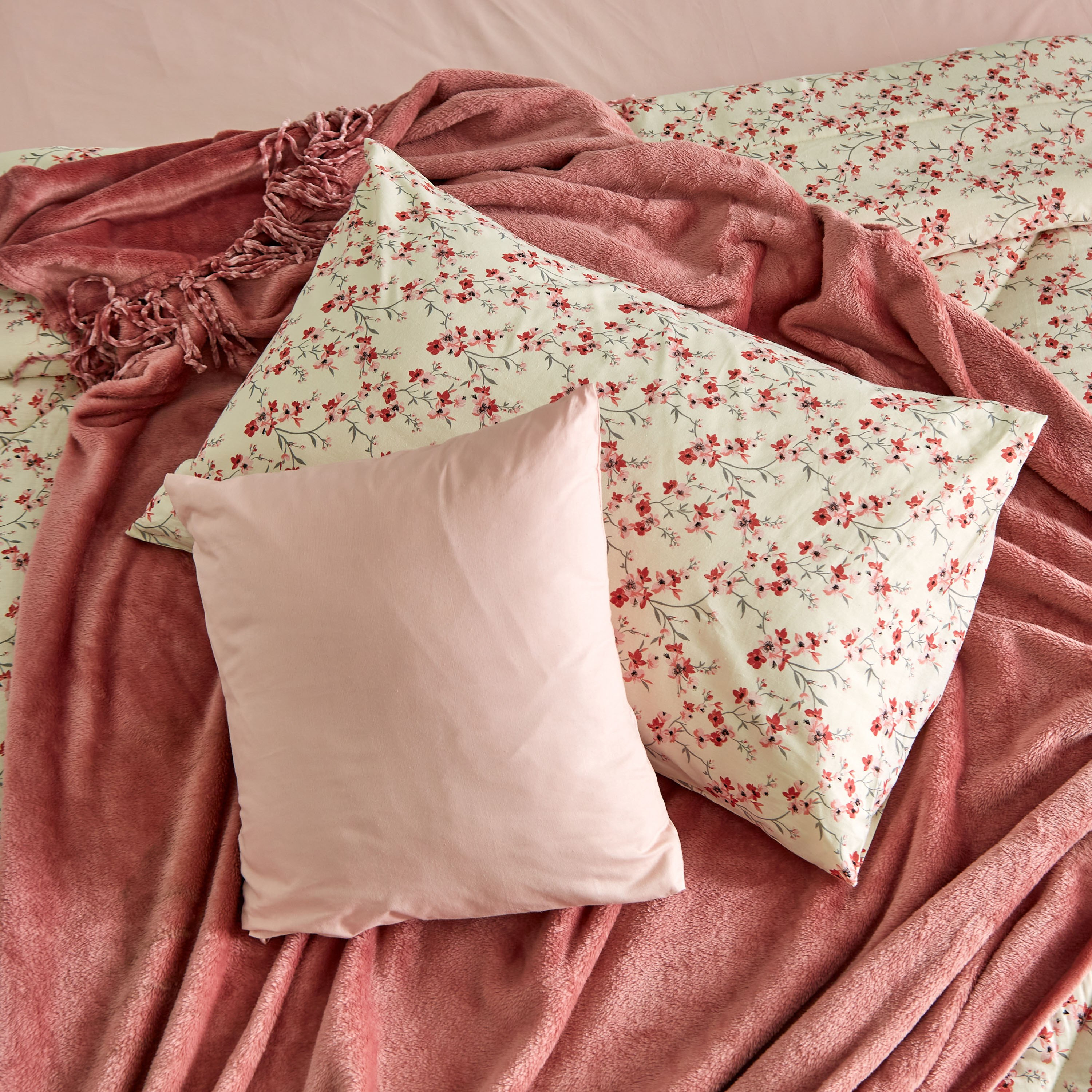 طقم لحاف مزدوج قطن 4 قطع من كوين - 150x220 سم-hbxhomeware-hbxdecorandfurnishings-image-2