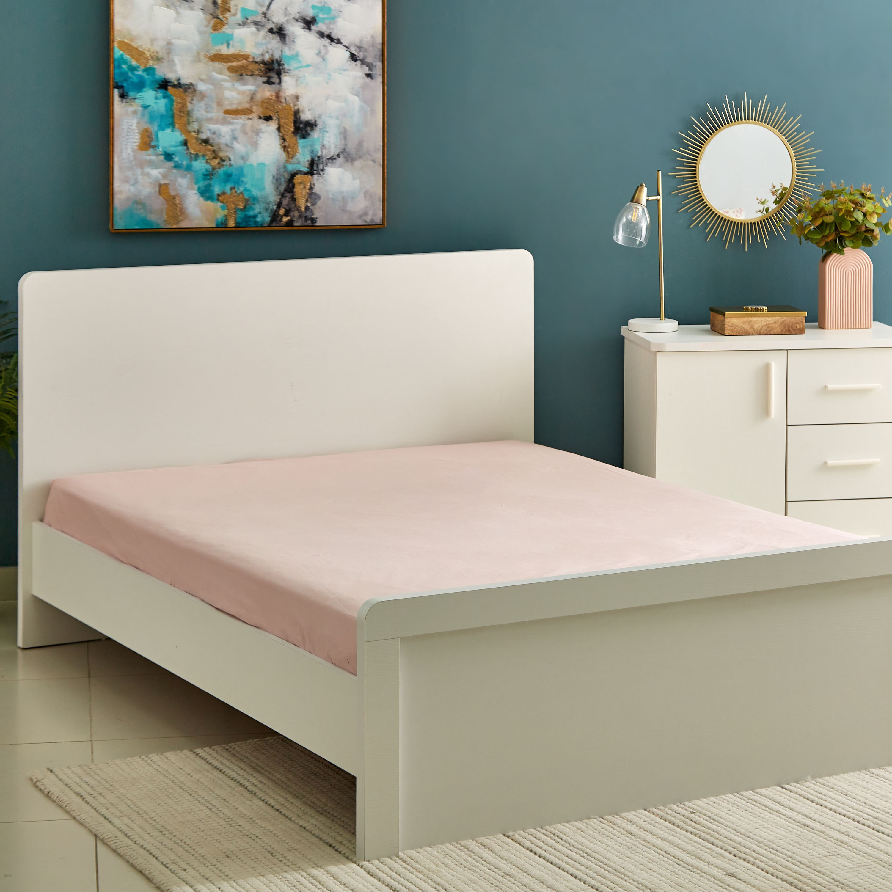 طقم لحاف مزدوج قطن 4 قطع من كوين - 150x220 سم-hbxhomeware-hbxdecorandfurnishings-image-5