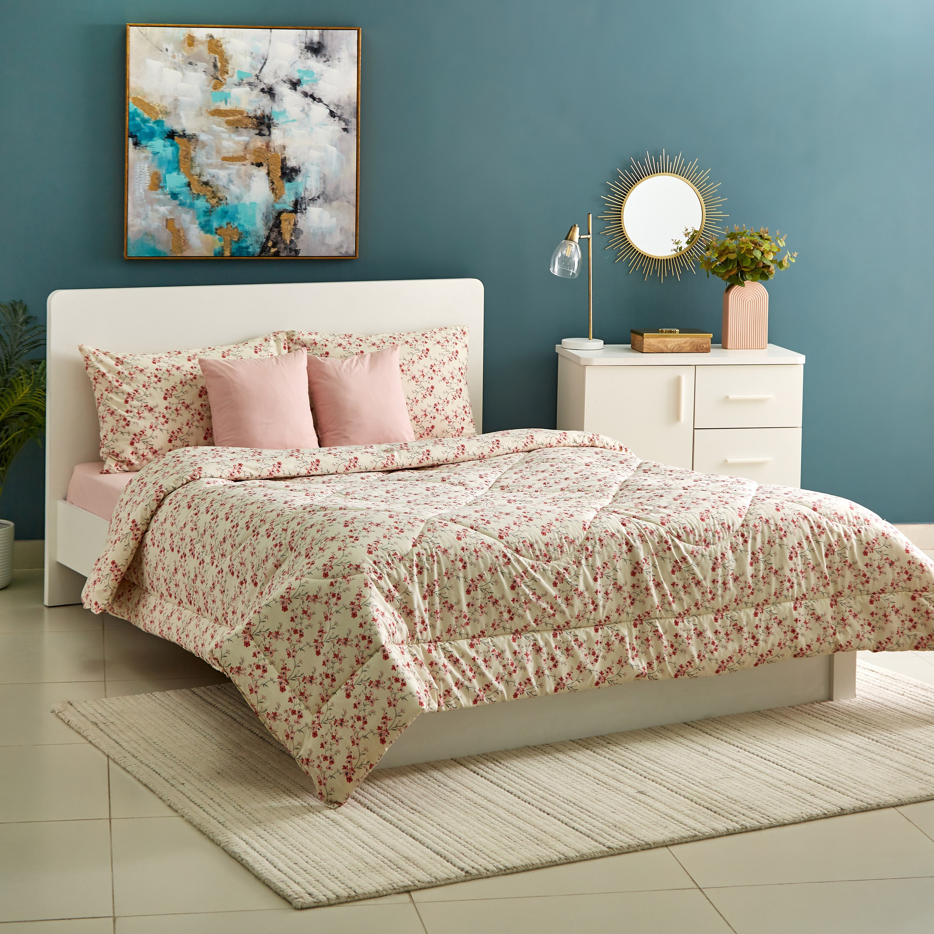 Quinn 6-Piece King Cotton BIAB Comforter Set - 220x240 cm-hbxhomeware-bedding-bedinabag-image-1