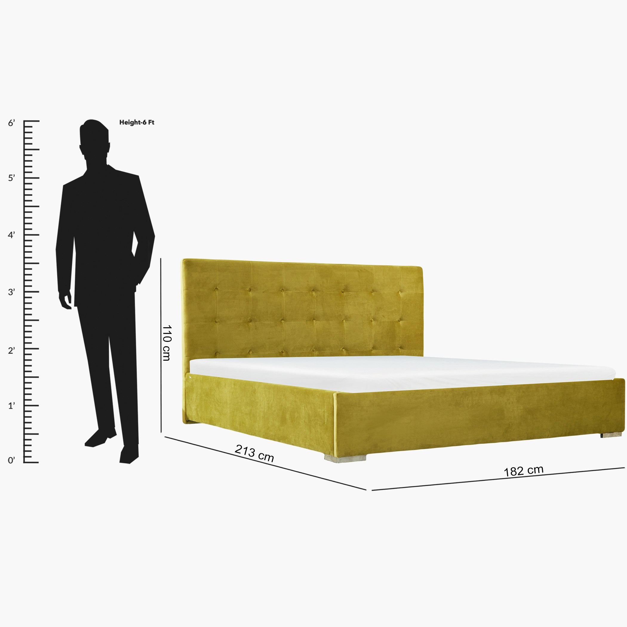 طقم غرفة نوم كينج 5 قطع من نورماندي - 180x200 سم-hbxbedroom-bedsandbedsets-bedroomsets-king-image-19