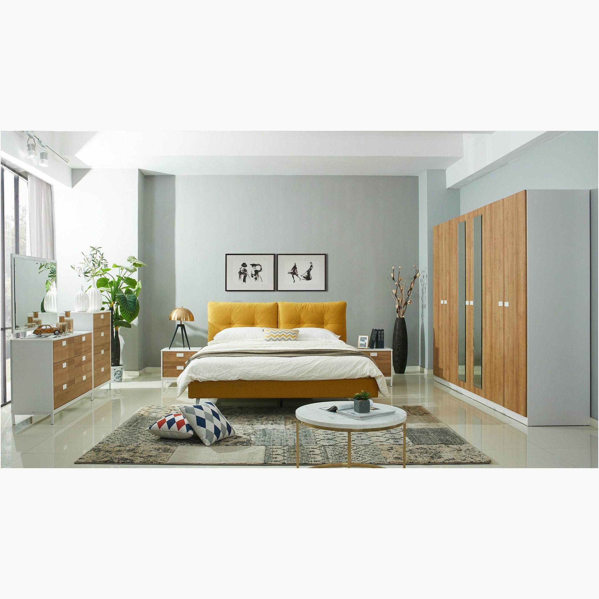 وحدة تخزين بـ 4 أدراج من ليون-hbxfurniture-dressersandchests-chestofdrawers-image-6