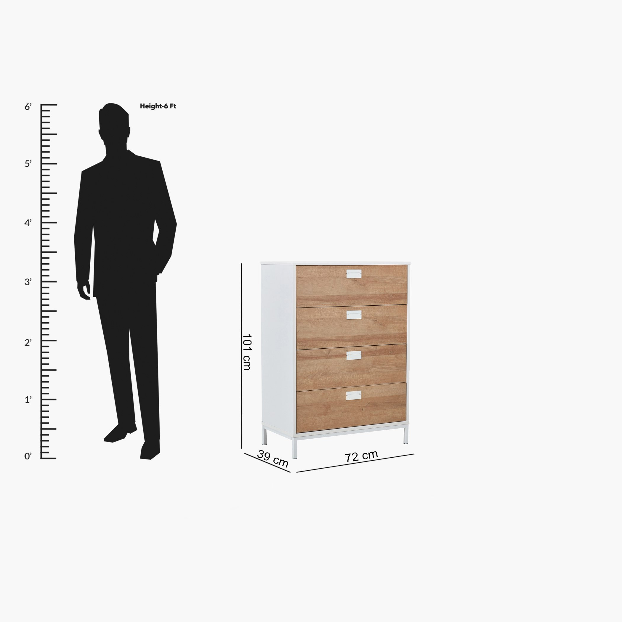 وحدة تخزين بـ 4 أدراج من ليون-hbxfurniture-dressersandchests-chestofdrawers-image-7