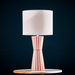 Valerie Ceramic Hourglass Table Lamp - 28x28x58 cm-Table Lamps-thumbnailMobile-1