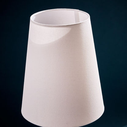 Valerie Ceramic Geometric Design Table Lamp - 24x24x59 cms