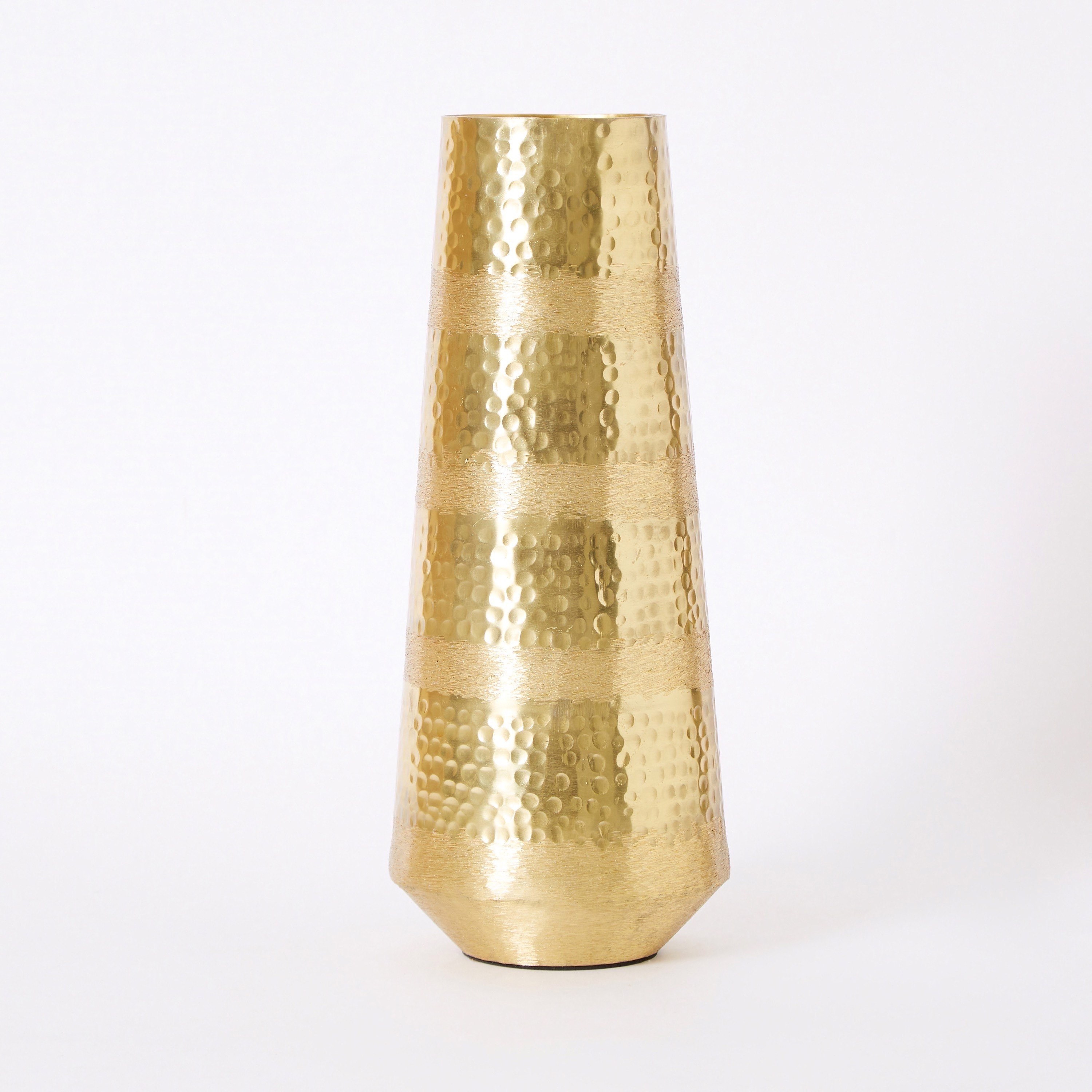 مزهرية معدنية مخططة من آيكيز - 17×17×40 سم-hbxhomeware-hbxdecorandfurnishings-image-6