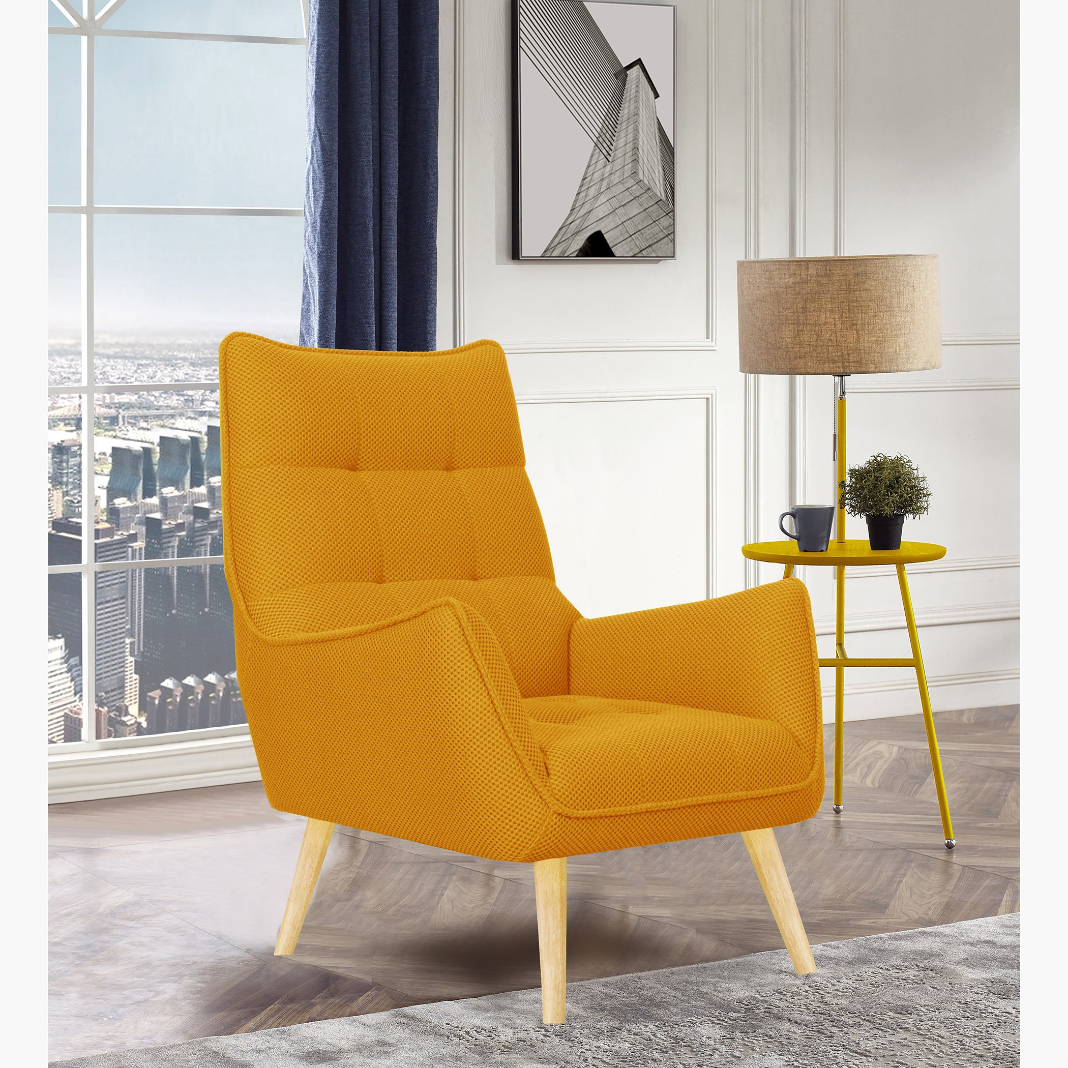 Cloth best sale accent chairs