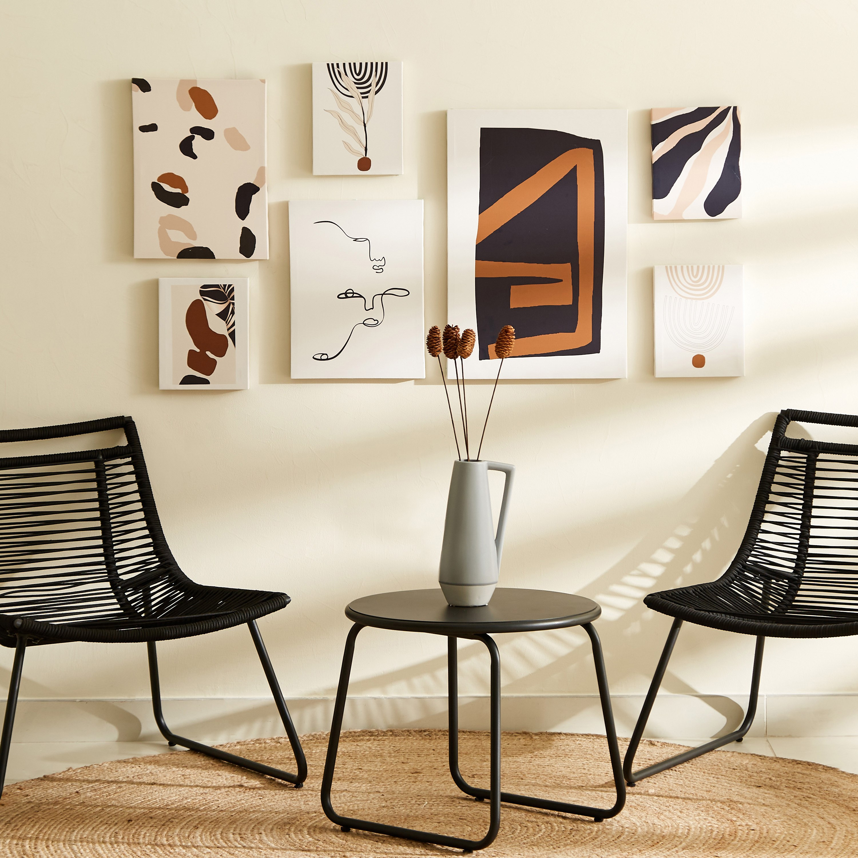 طقم زينة كانفاس مؤطرة 7 قطع بطبعات تجريدية من آيرين-PROMO_HB_AE_B1G1_250925-image-4