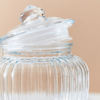 Belli Striped Glass Jar - 1.4 L