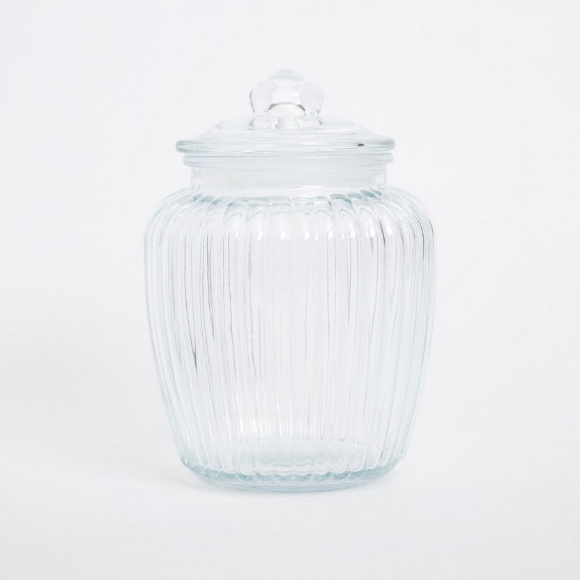Belli Striped Glass Jar - 1.9 L-Containers and Jars-image-5