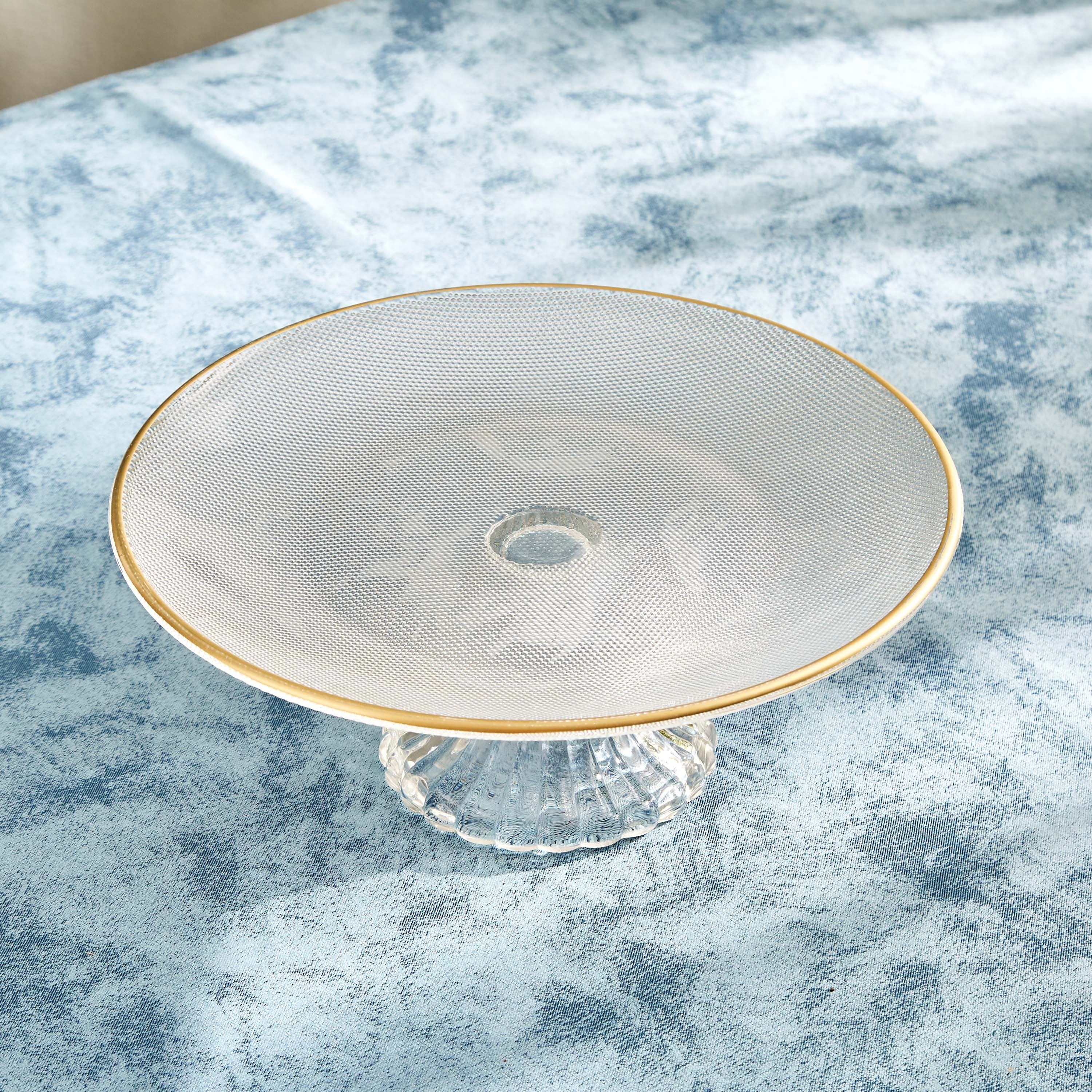 حامل كيك بضلع ذهبي من فيستيف - 25 سم-hbxdecorandfurnishings-tabletop-serveware-image-2