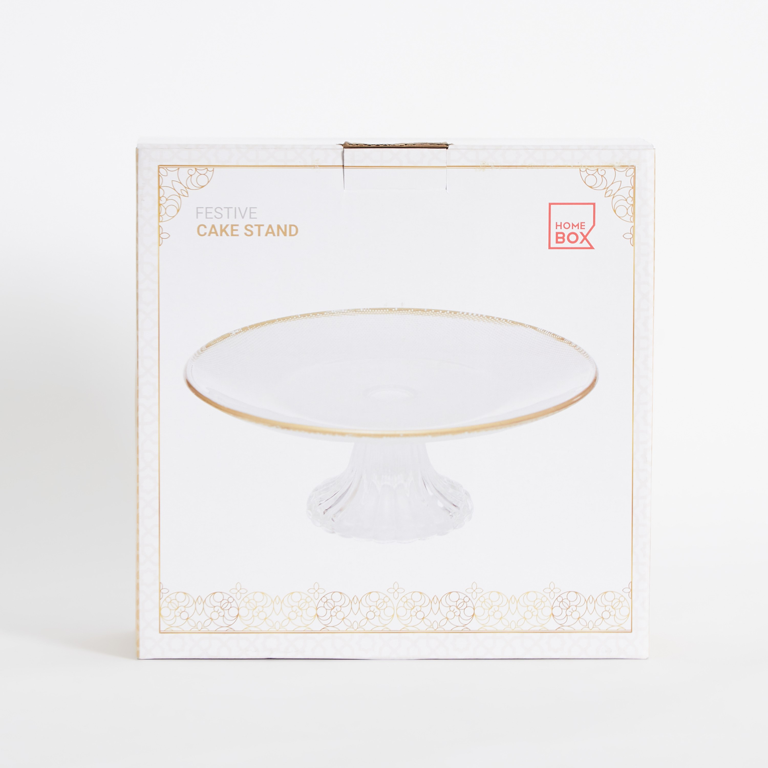 حامل كيك بضلع ذهبي من فيستيف - 25 سم-hbxdecorandfurnishings-tabletop-serveware-image-6