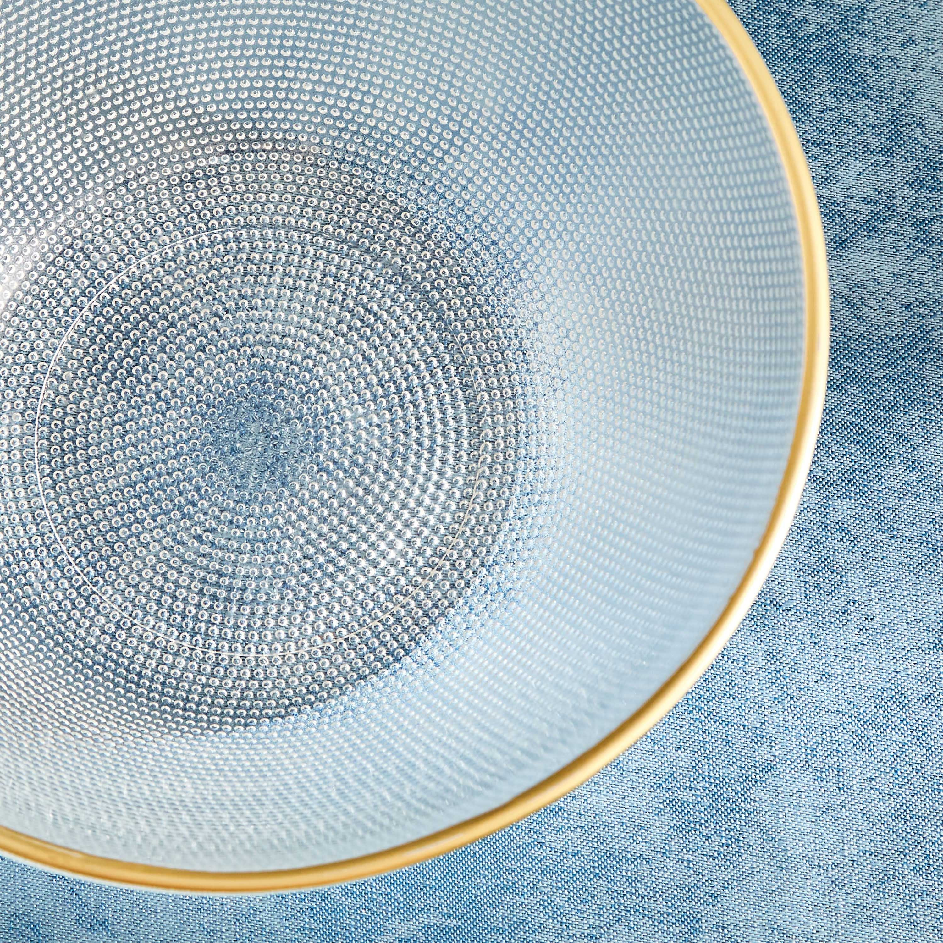 Festive Glass Bowl with Gold Line - 15 cm-hbxdecorandfurnishings-tabletop-serveware-image-3